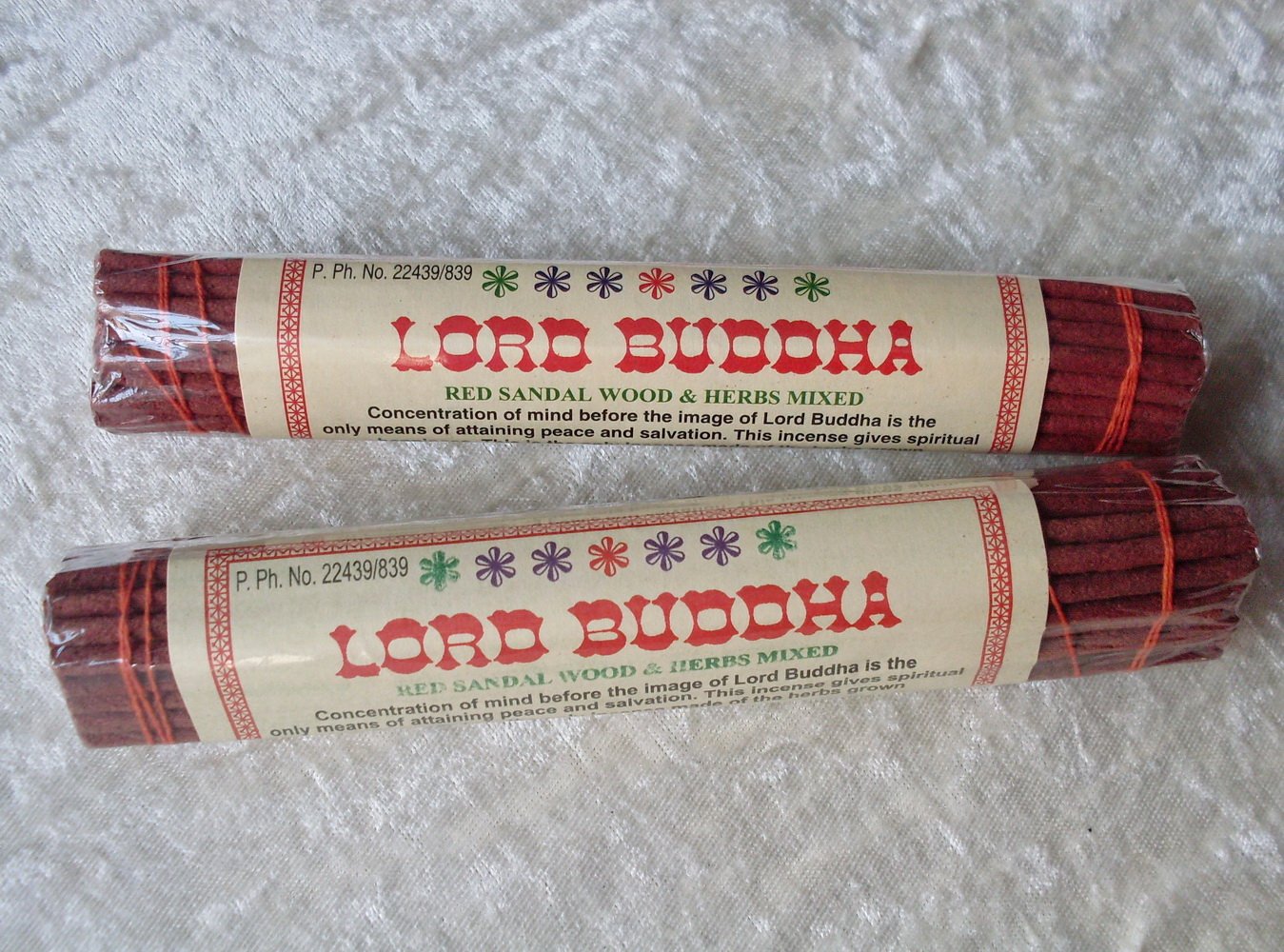 Pack of 2 - Nepali Lord Buddha/Tibetan Incense - 6 Scents Collection