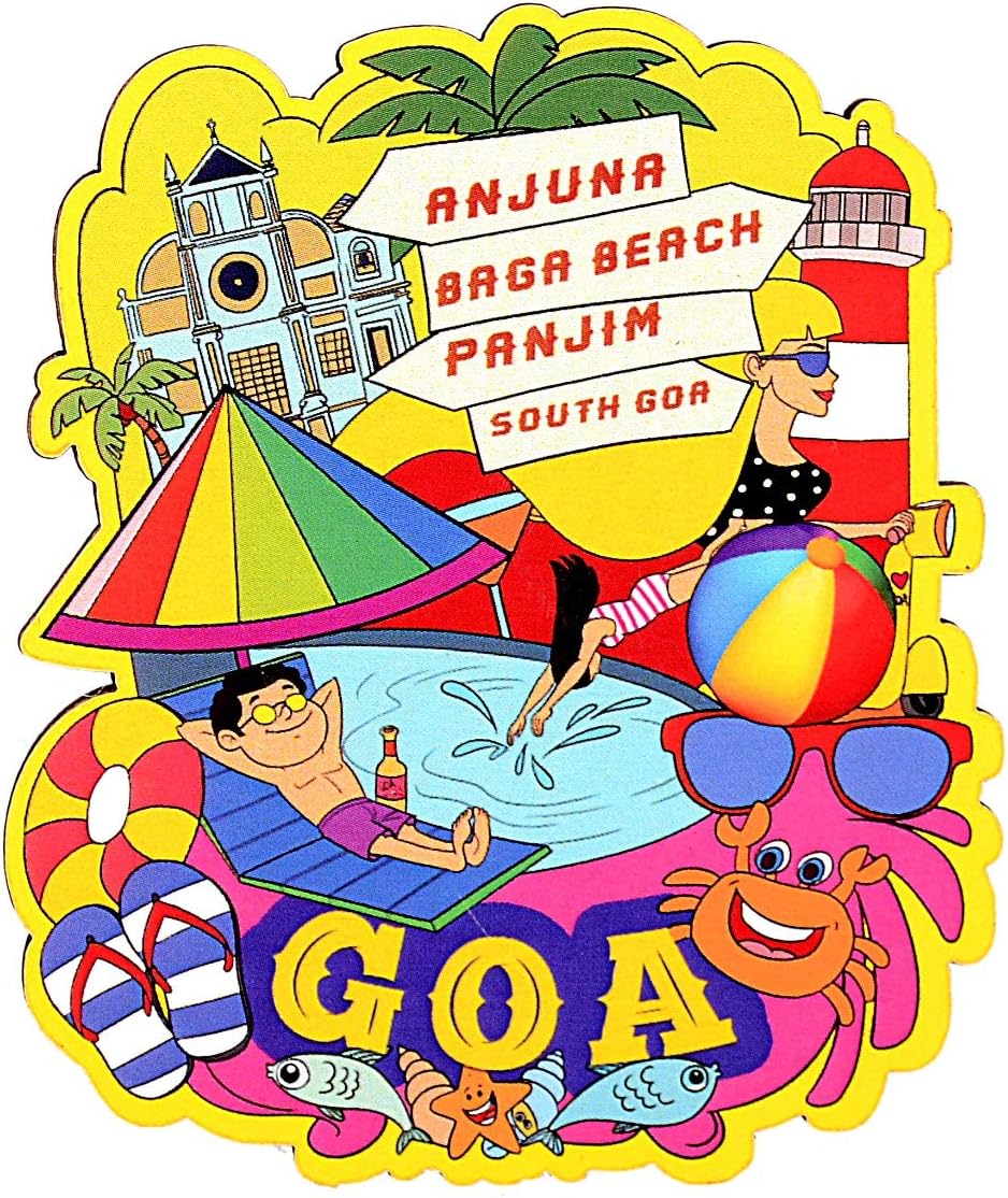 SkyWalker Mdf Fridge Magnet (3 x 3 inch, Multicolour)