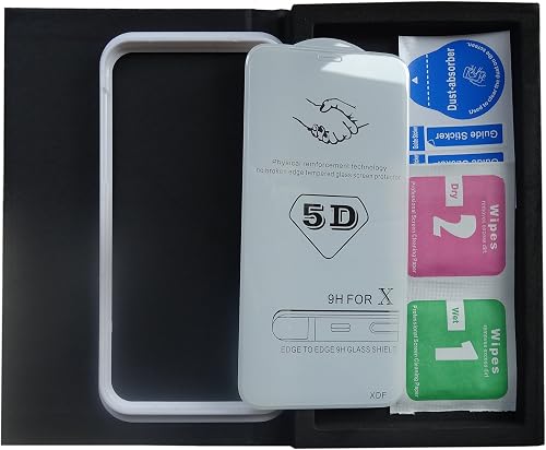 iPhone x iPhone 10 Screen Protector Xinrd New anti-graffio vetro pieno schermo per iPhone 10 x durezza touch Compatible nero iPhone x iPhone 10 Screen Protector Xinrd New anti-graffio vetro pieno schermo per iPhone 10 x durezza touch Compatible nero