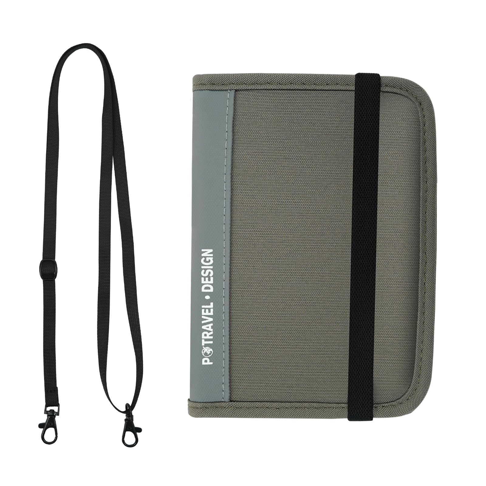 Soporte para pasaporte, organizador de documentos de viaje RFID para mujeres, impermeable, cartera para pasaporte, funda portátil para tarjetas, tarjeta de embarque, identificación, dinero, billetes
