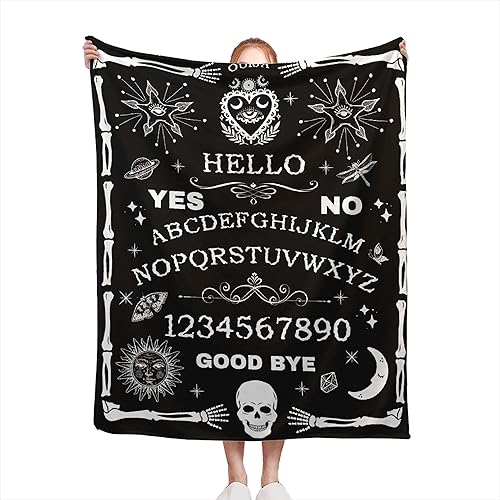 Miniatura 2 de Ouija - Manta de franela ligera para niños y amantes de los niños, regalos para niñas en todas las estaciones, manta para cama, sofá, 30 x 40