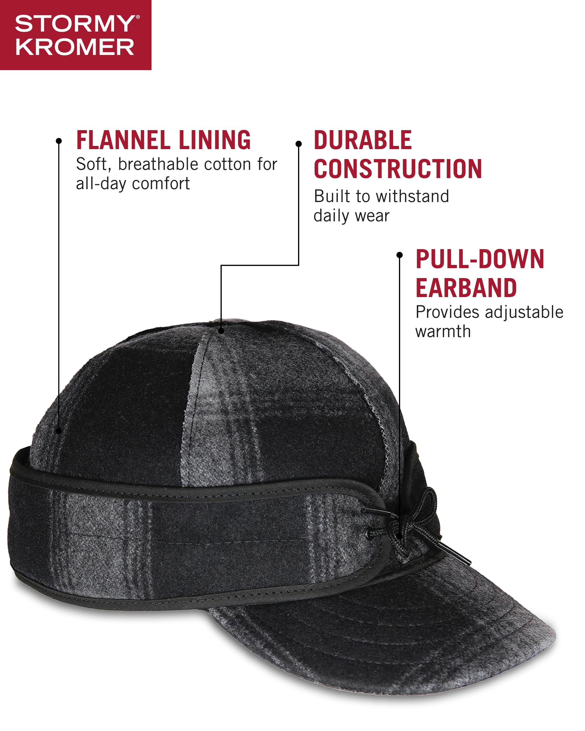 Stormy Kromer - FBA_844520013207, Cappelli da Caccia Uomo