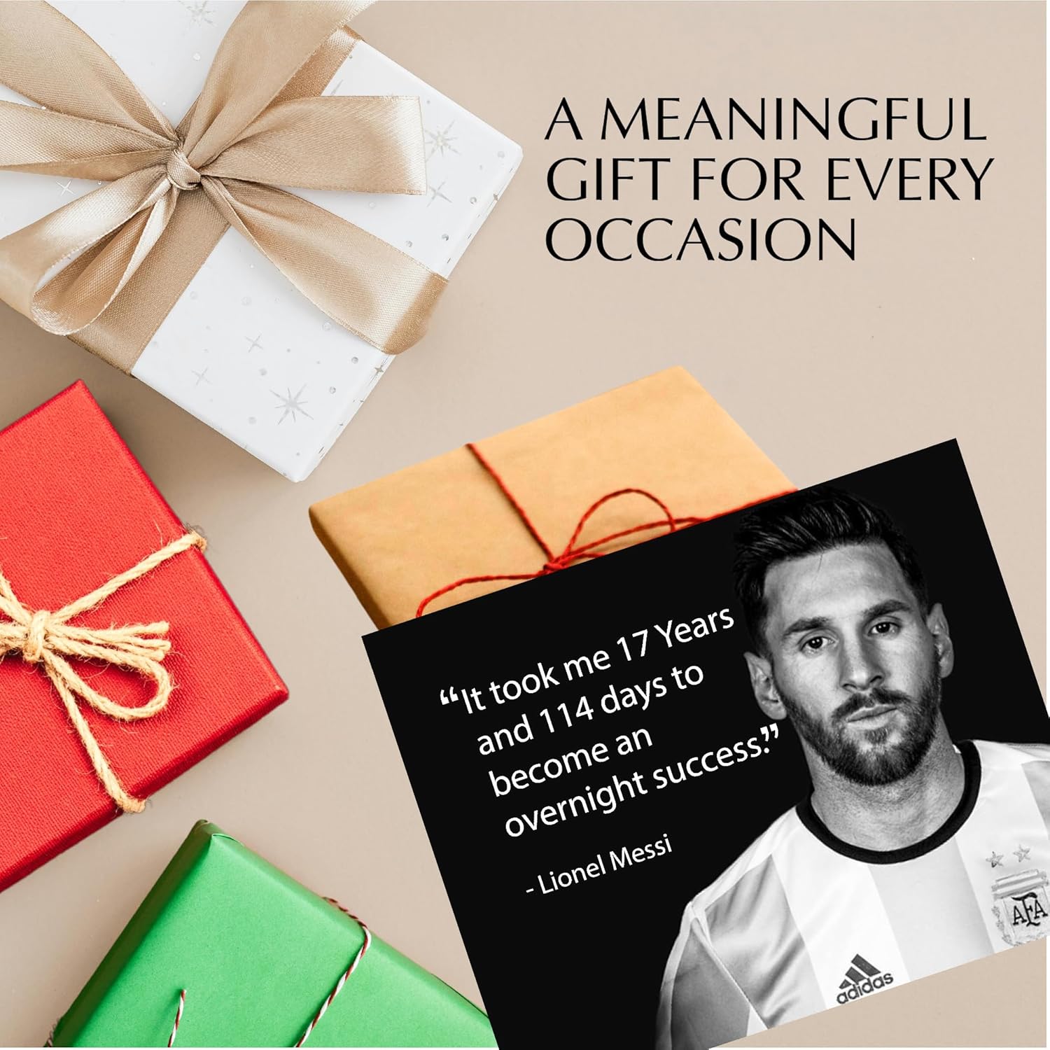 “It Took Me 17 Years and 114 Days to Become an Overnight Success” – Inspirational Soccer Quote Wall Art Print – Motivational Sports Poster for Bedroom, Office, Gym, or Locker Room – 8x10 Unframed - Image 8