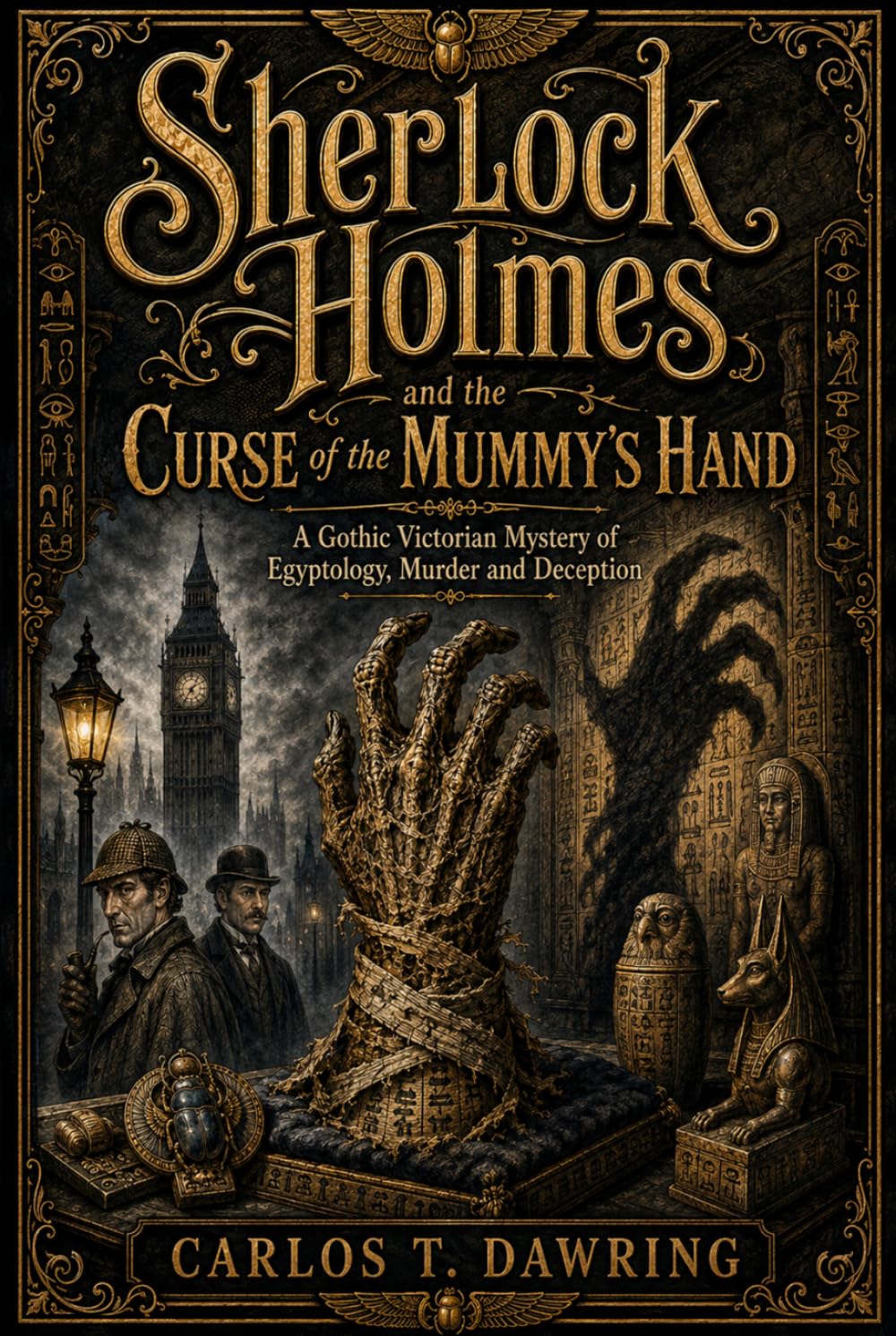 Sherlock Holmes and the Curse of the Mummy’s Hand: A Gothic Victorian Mystery of Egyptology, Murder and Deception (The Carlos T Dawring Victorian Murder Mysteries)