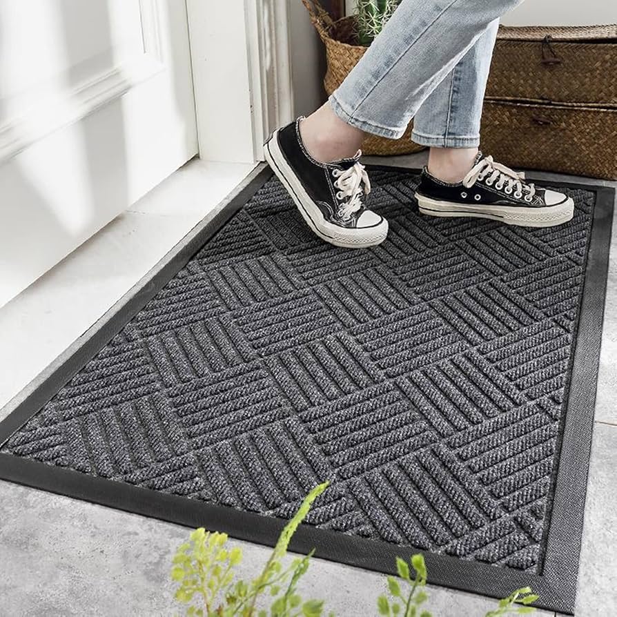 玄関マット GDC - Magic Stick Verdy Harajuku Day Tag Mat Amazon.com: TOKLYUIE Outdoor Door Mat, Geometric Grey