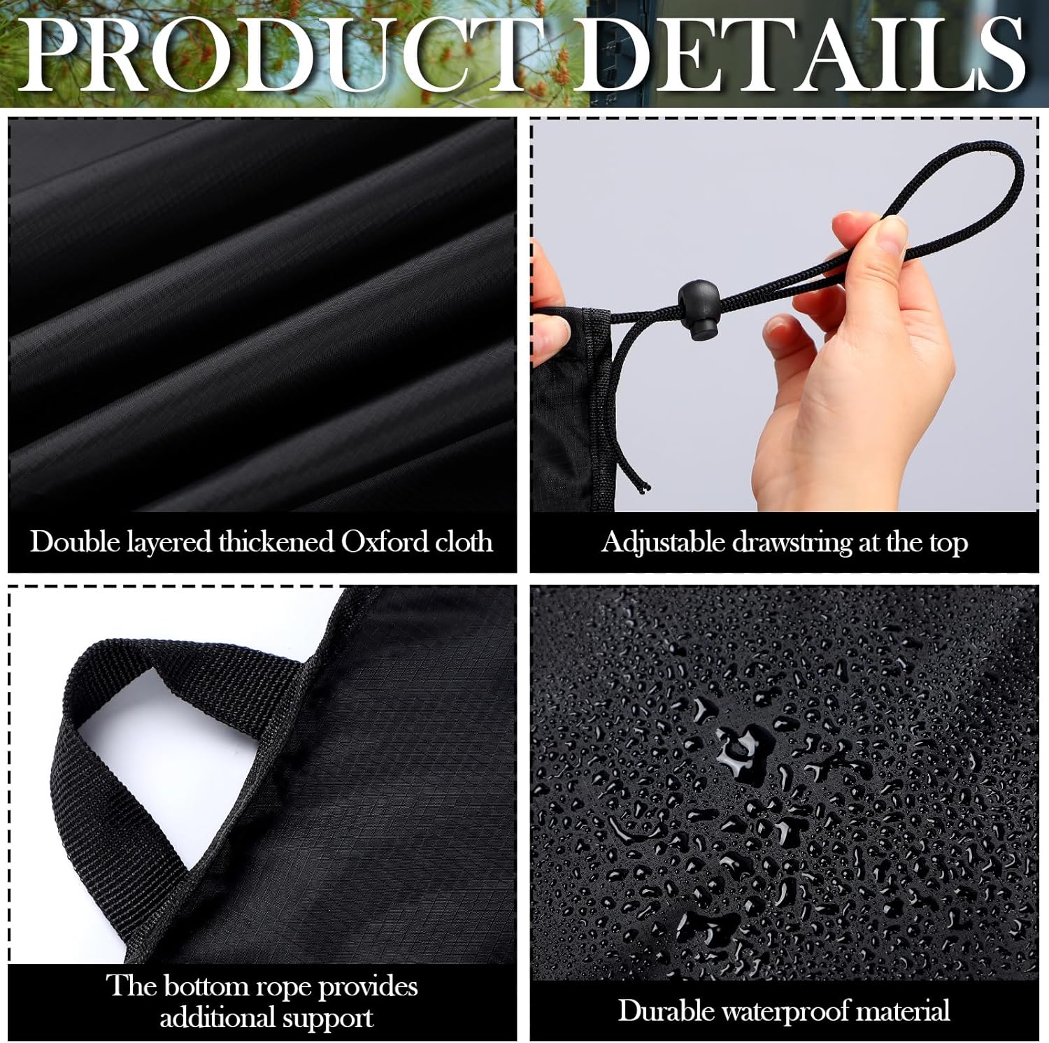 Fanfanwin 7x6 ft Black Large Car Curtains Camper Van Rear Door Shower Curtains with Magnetic Hooks Adjustable Outdoor Shower Double Layer Changing Car Cover Truck Travelling