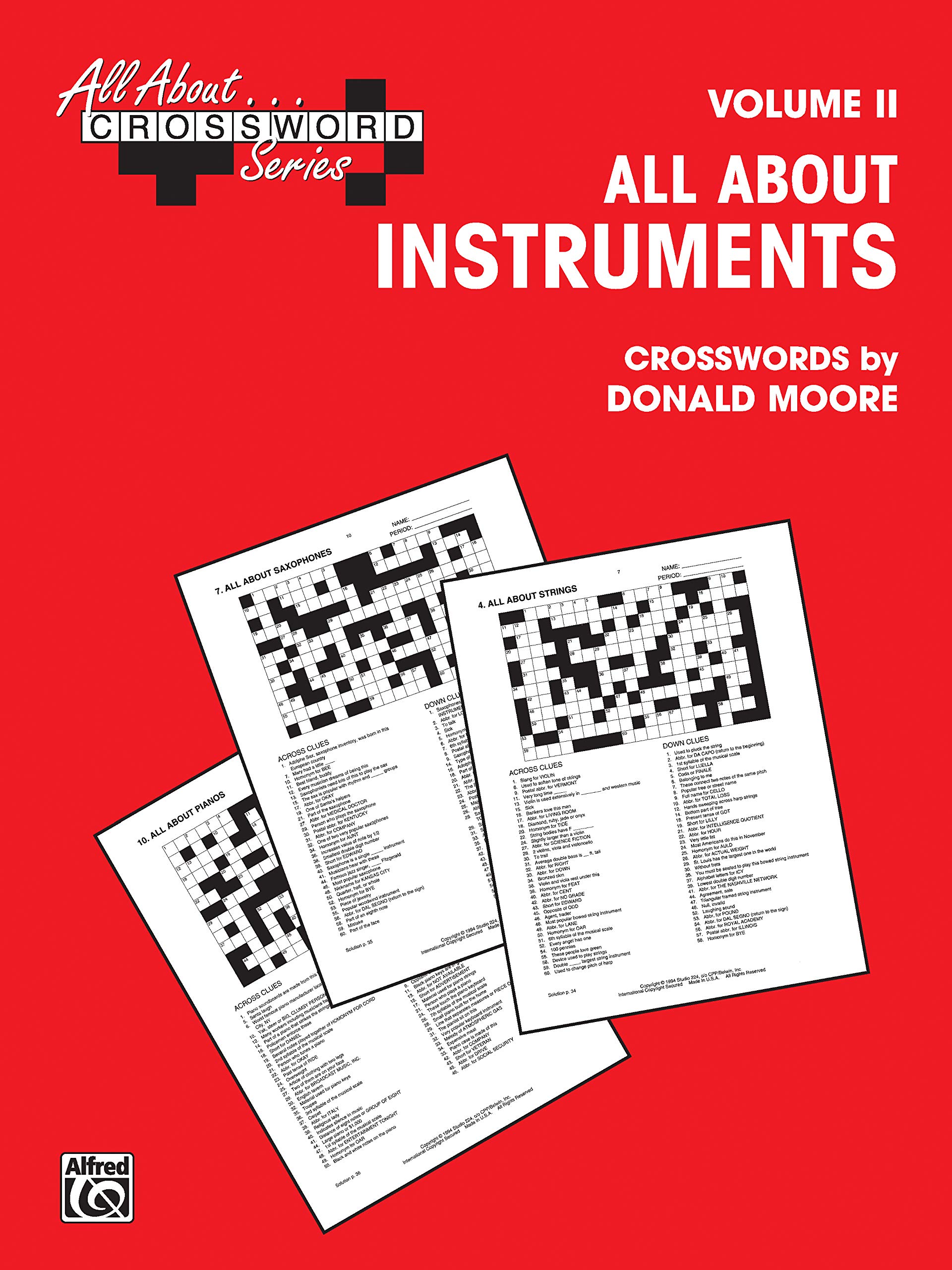 All About . . . Crosswords, Vol 2: All About Instruments (All About... Crossword Series, Vol 2)