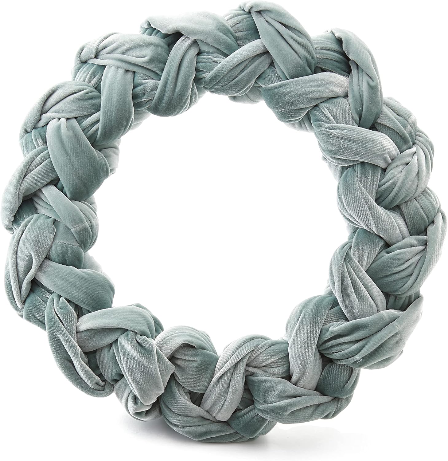 Your Heart's Content Sage Velvet Wreath for Inside, Soft Green Decor Nursery Wreath for Wall, Entryway Wall Hanging Accent, Spring Decor for Home (Sage)