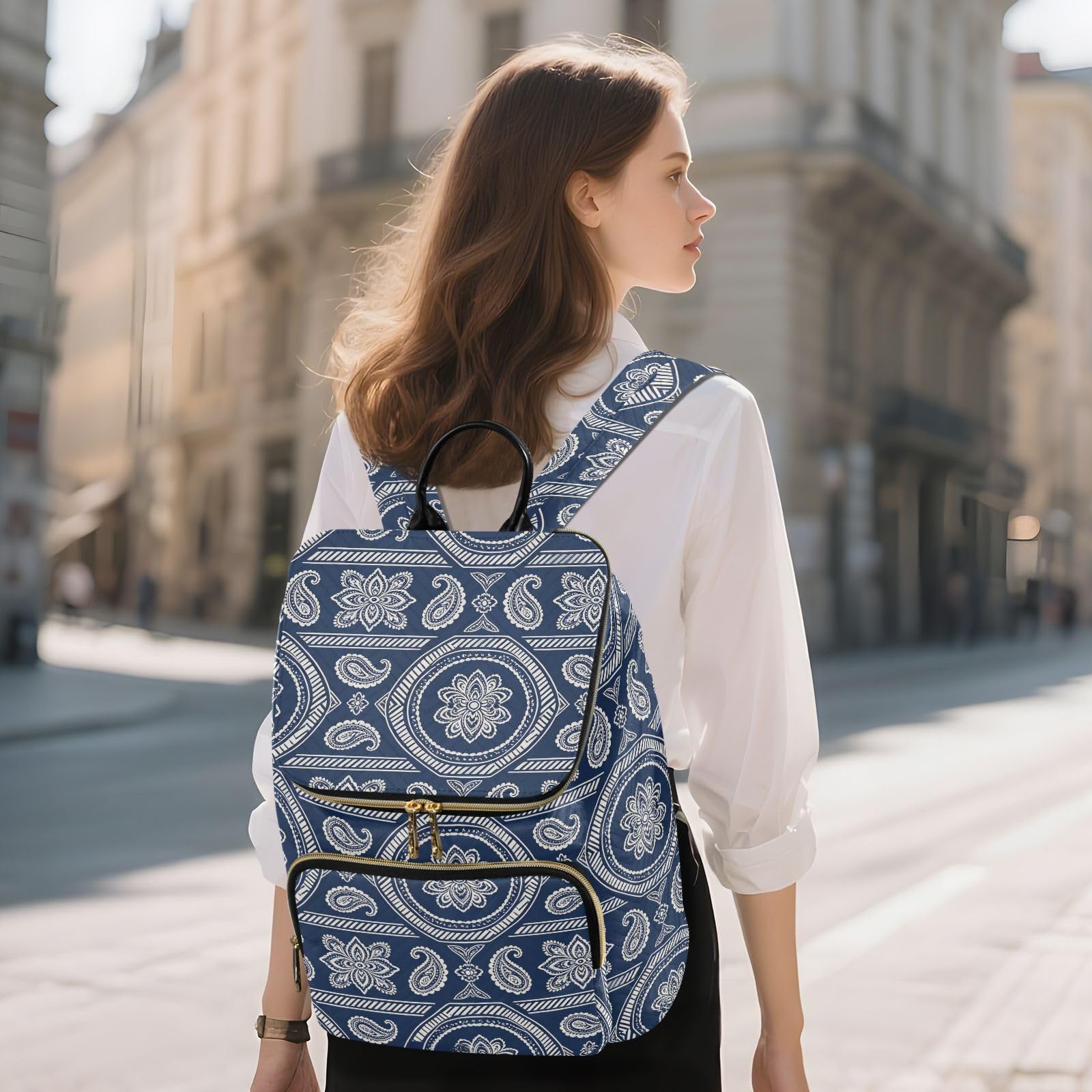 Zaino alla moda da 15L per le donne robusto resistente all'usura borsa per il trasporto