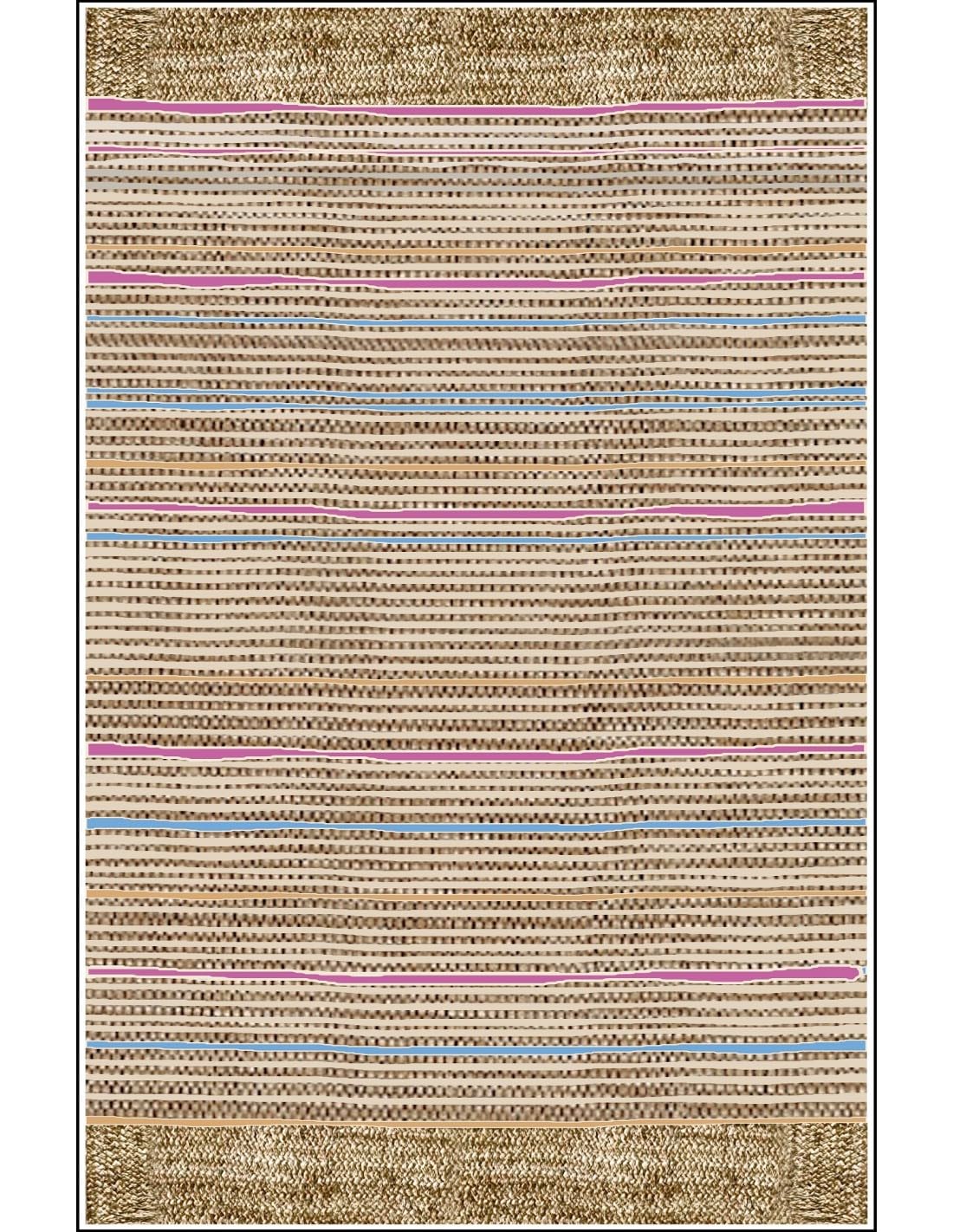 MANI TEXTILE Bahar Rug, Multi-Colour, 80 x 150 cm