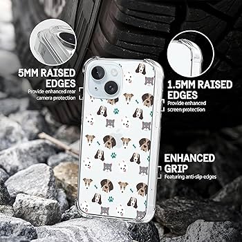 Amazon.com: Smoaffly Compatible for iPhone 15 Clear Case