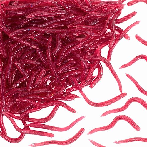 Gusanos falsos para la pesca, bajo suave, gusanos realistas, cebos, pan, gusano de pesca, gusano de cera falsa