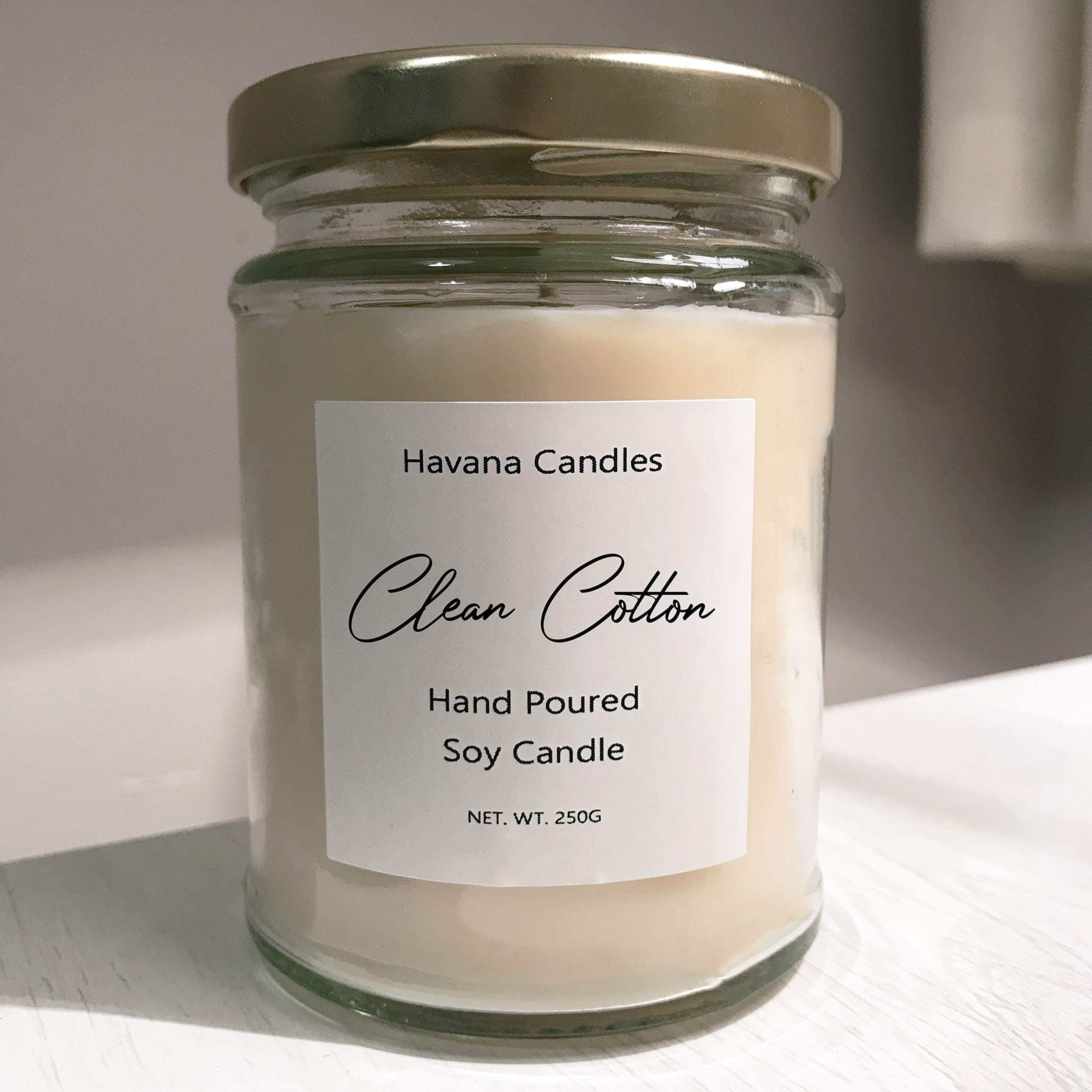 Fresh Clean Cotton - Scented Soy Candle