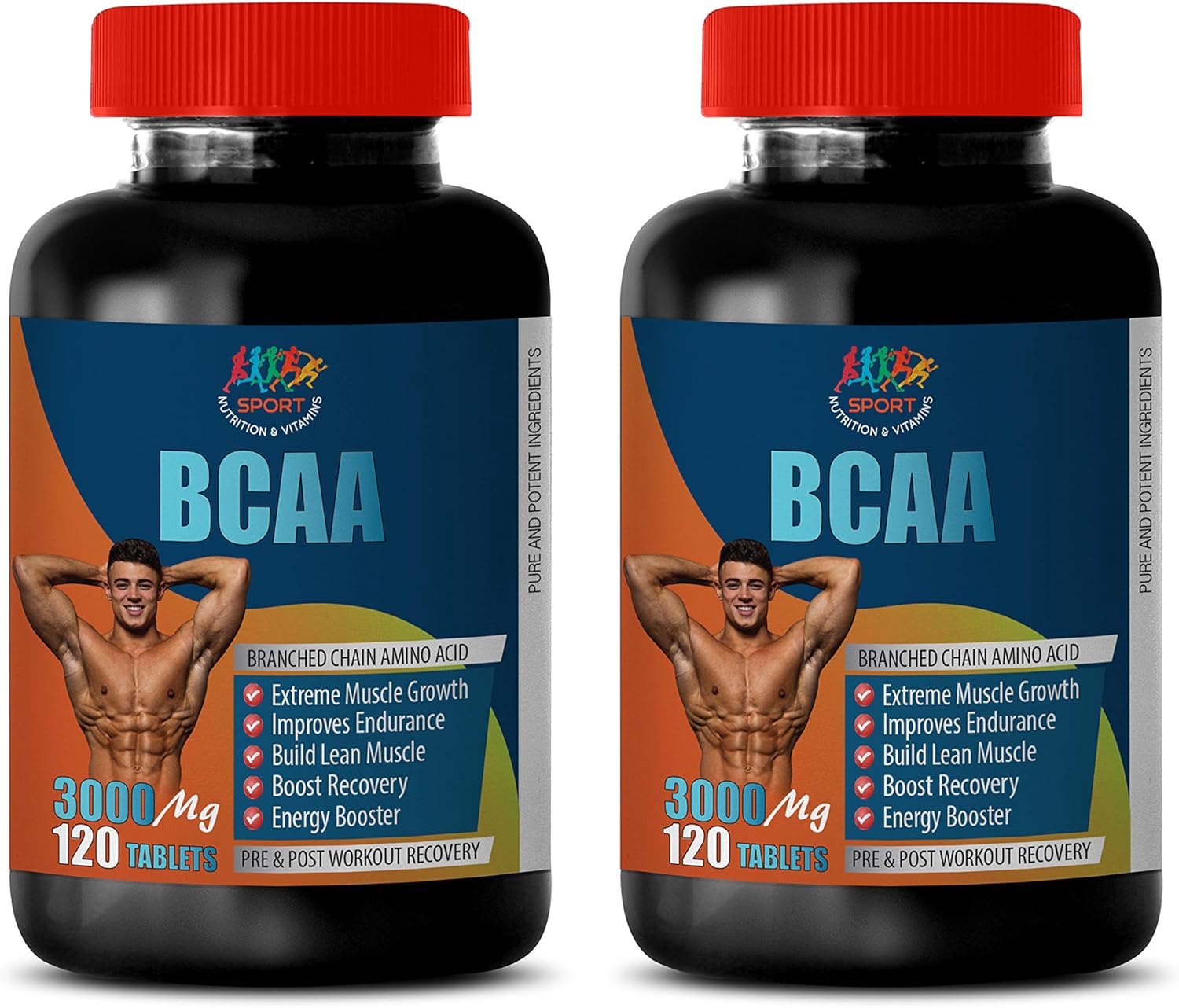 pre Workout no Caffeine BCAA 3000MG PRE and Post