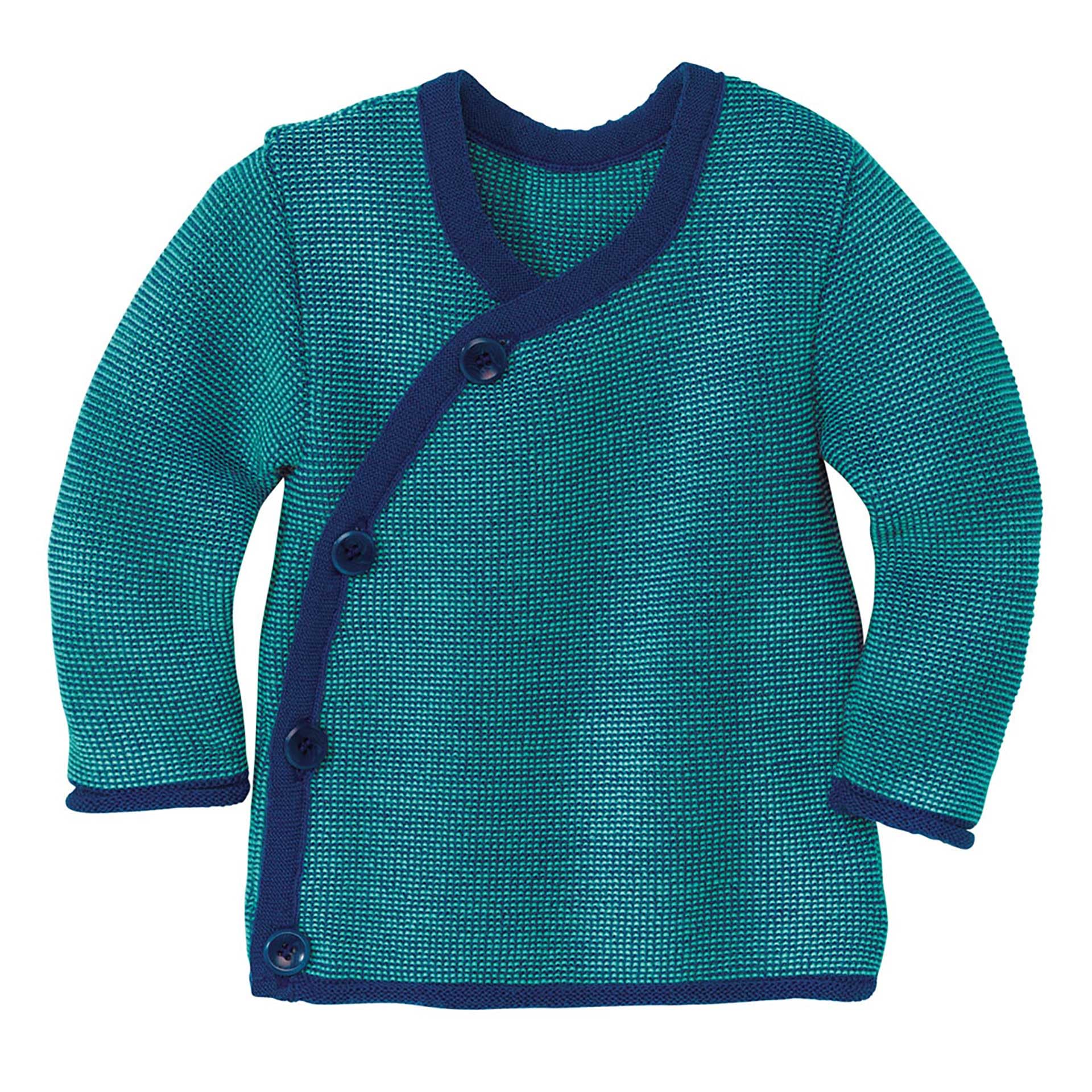 Disana Melange jacket, Marine lagoon, 86/92 cm