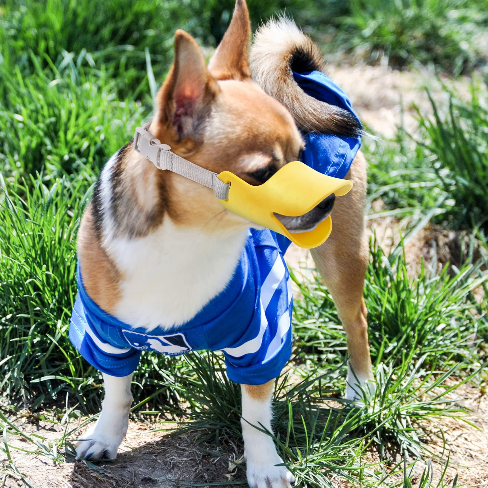 Muzzle For Medium Sized Dog Duck-Bill Dog Muzzle Soft Silicone