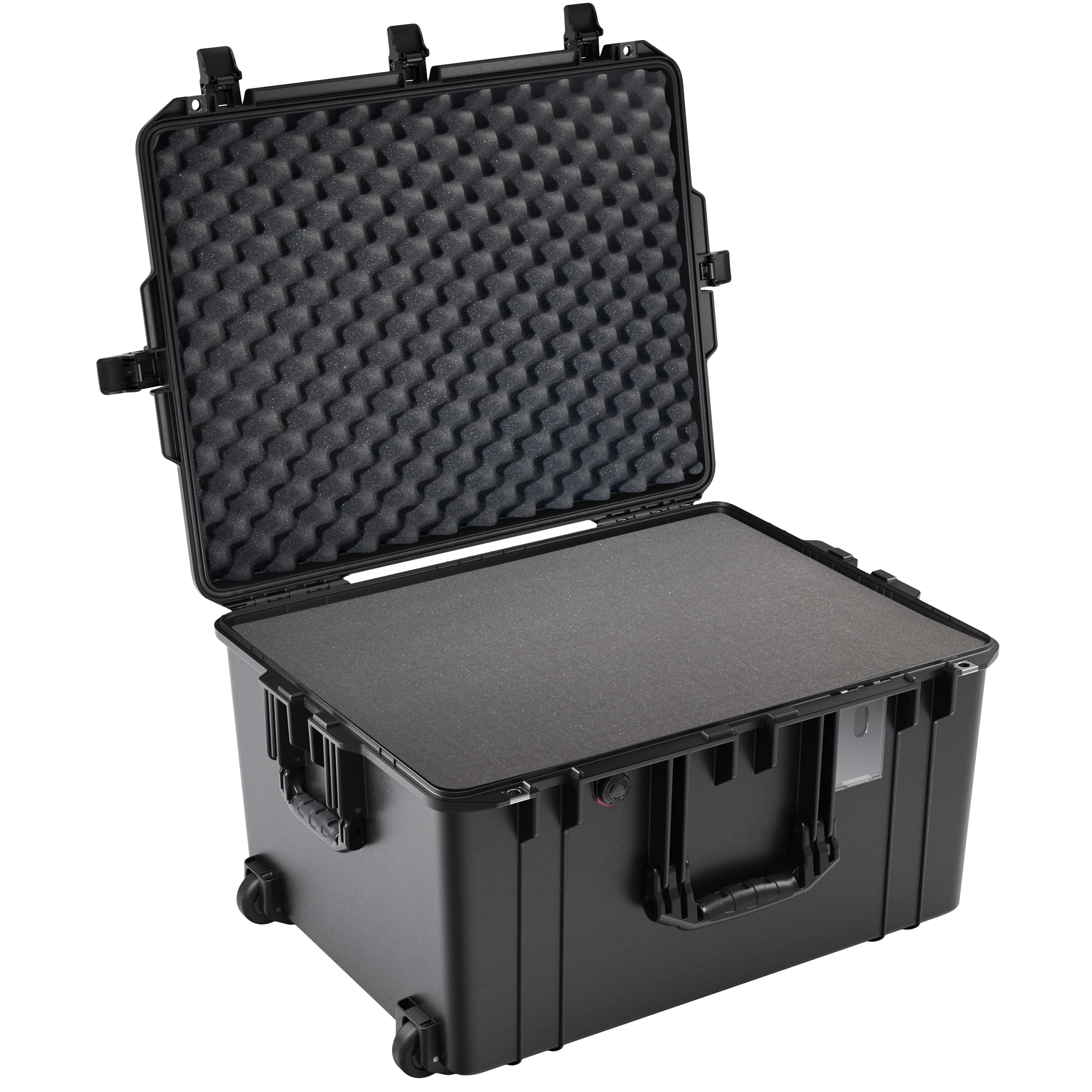 Peli 1637 Air Leichter Trolley für Drohnen, Bühnenlicht und Weitere Studioausrüstung, Wasser- und Staubdicht, 89L Volumen, Mit Schaumstoffeinlage (Anpassbar), Farbe: Schwarz