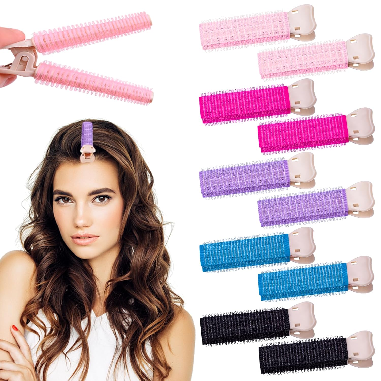 Volumizing Hair Clips,Root Clips for Hair Volume,Velcro