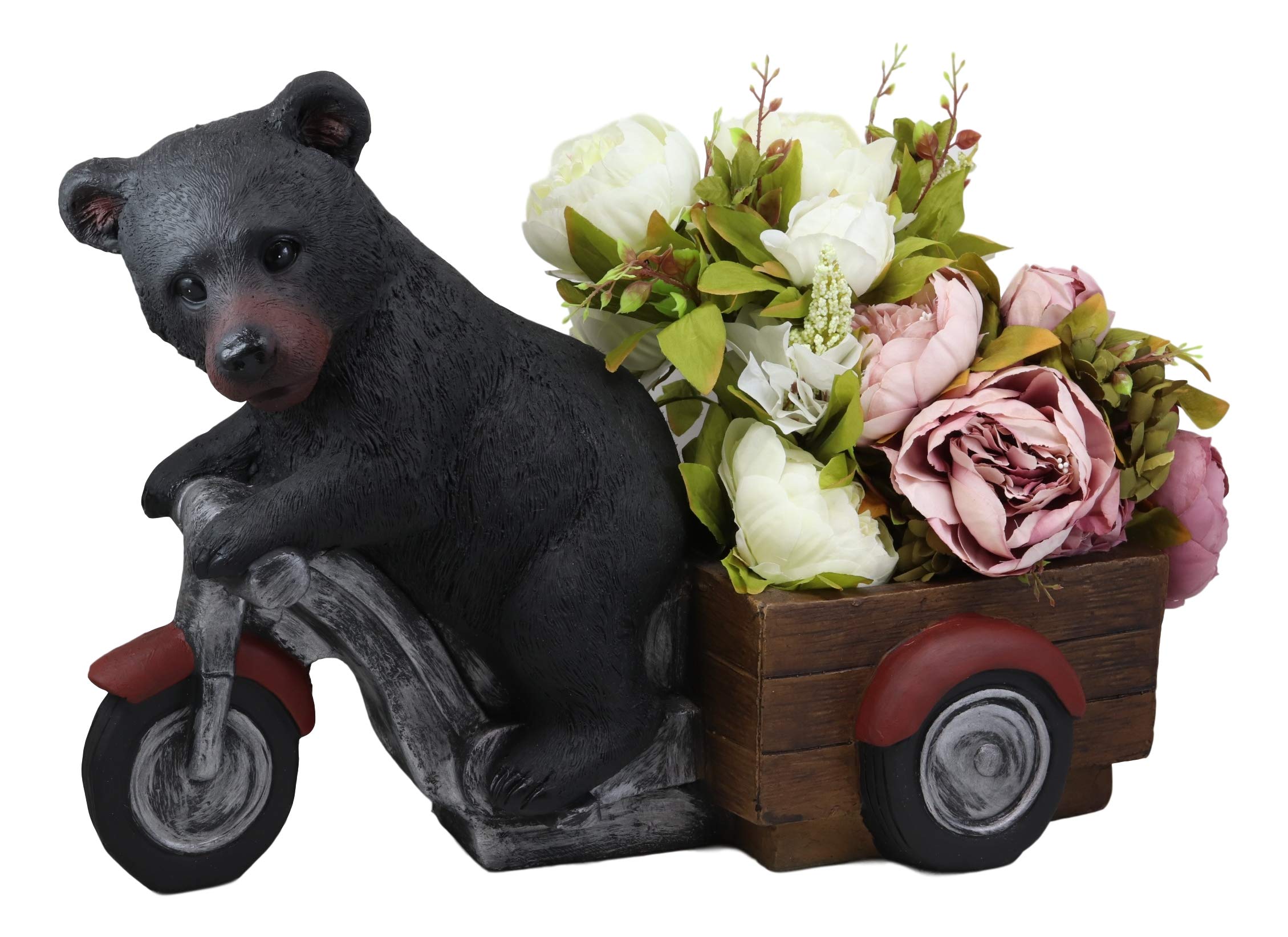 Amazon.com: Ebros Gift Large Rustic Wildlife Black Bear Riding