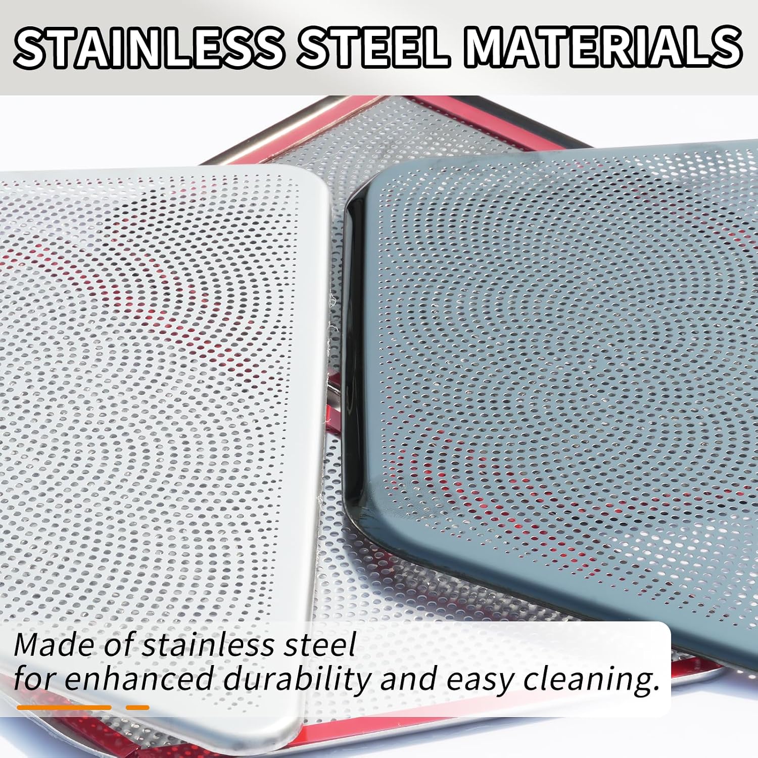 Stainless Steel Under Seat Air Vent Cover for BMW iX Series xDrive40, xDrive50, M60 2022-2026, Rear Seat Air Outlet Protector, Durable Car Air Vent Grille Guard, Interior Accessories (Black, 2-Pack)