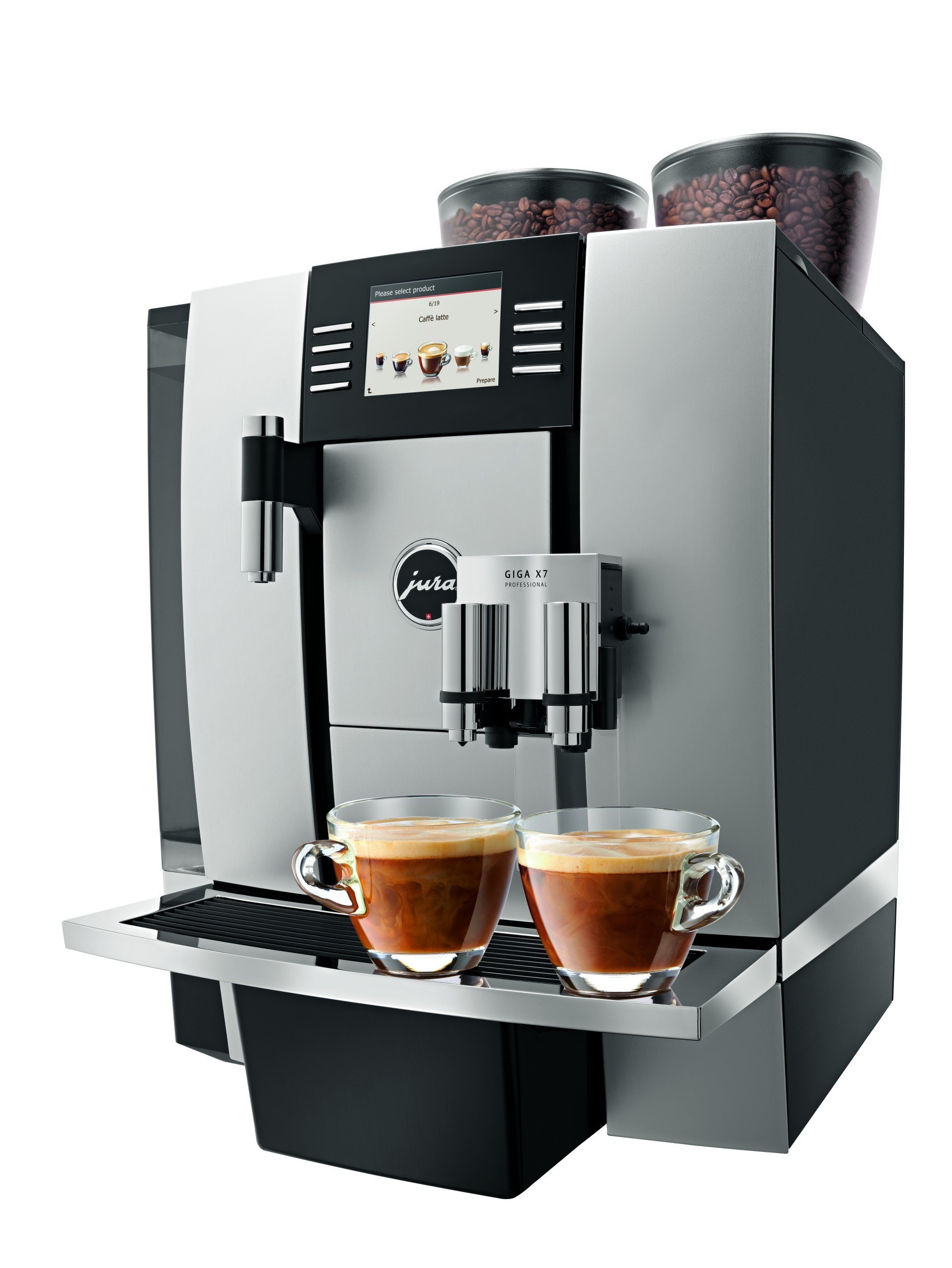 Jura Giga X7 Professional autonome entièrement automatique Cafetière (autonome, Machine à mixte, aluminium, boutons, rotatif, TFT, 5 l)