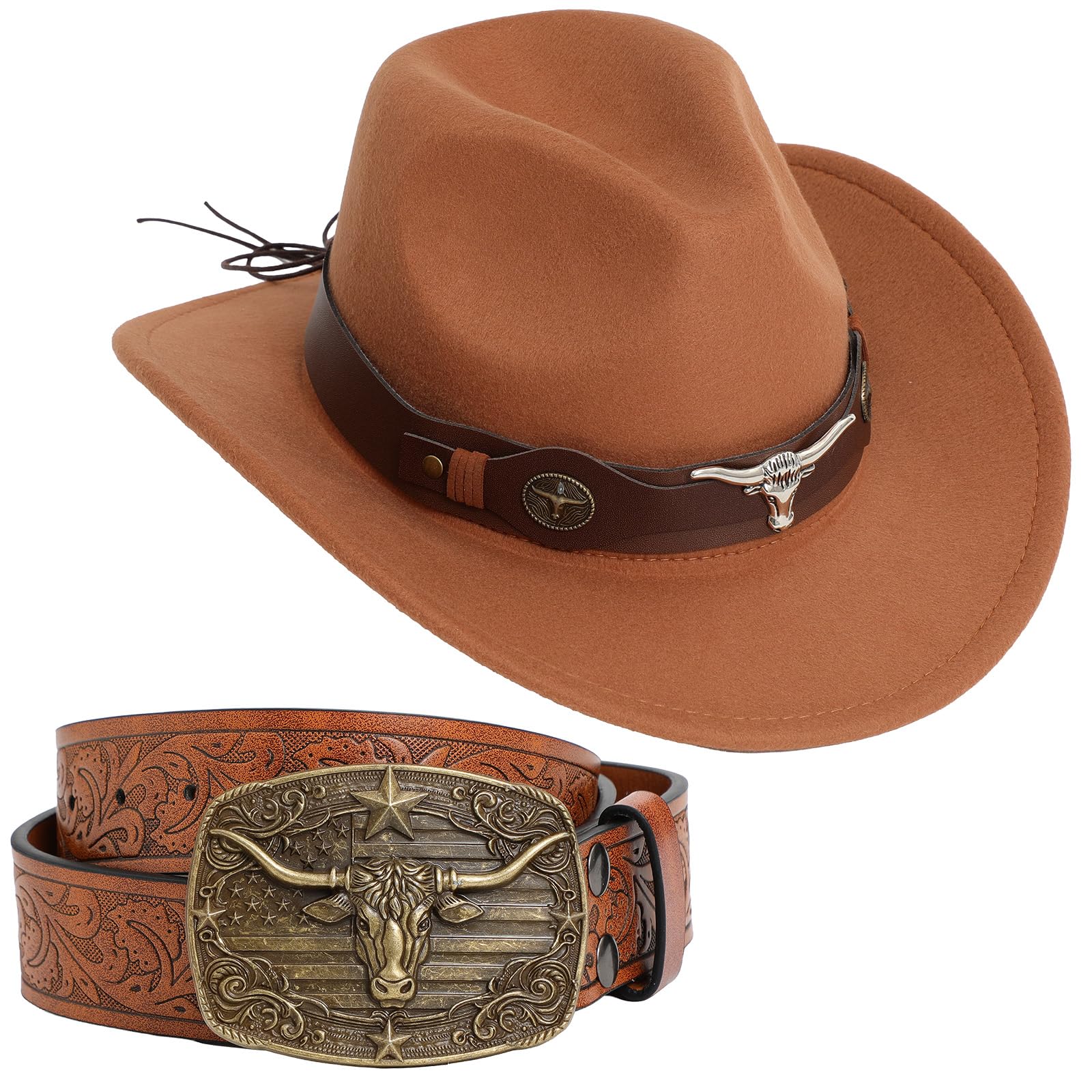 Chicingyou Cowboy Hat Belt