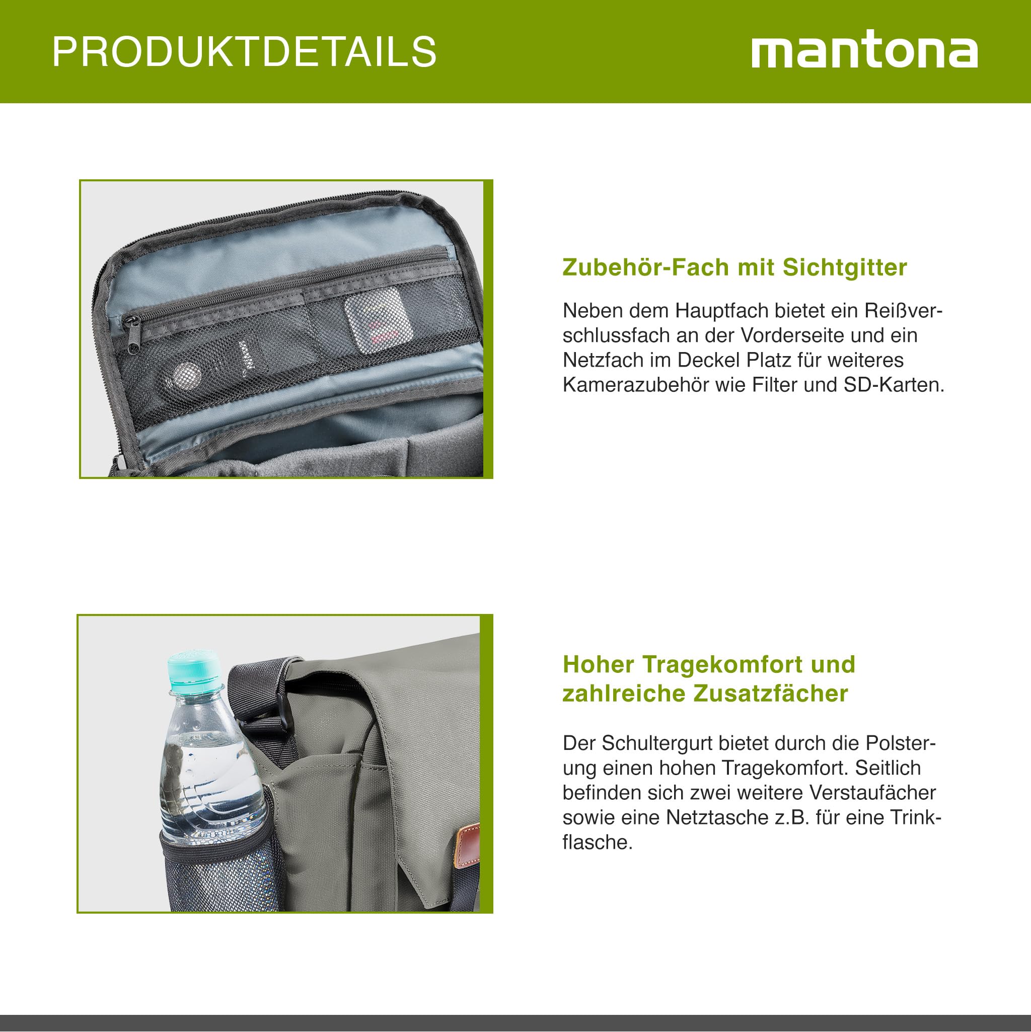 Mantona Milano - Custodia per fotocamera