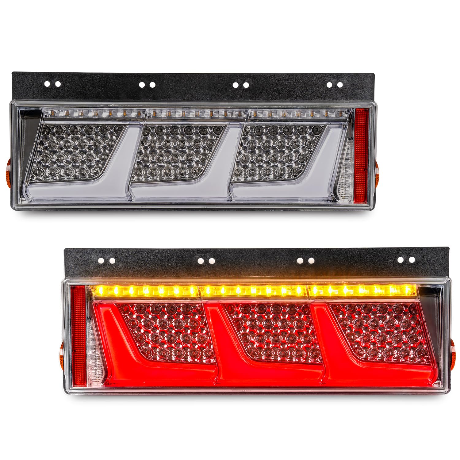 Amazon | トラックテールランプLED 24V 12Vトラックテールライト2連 2