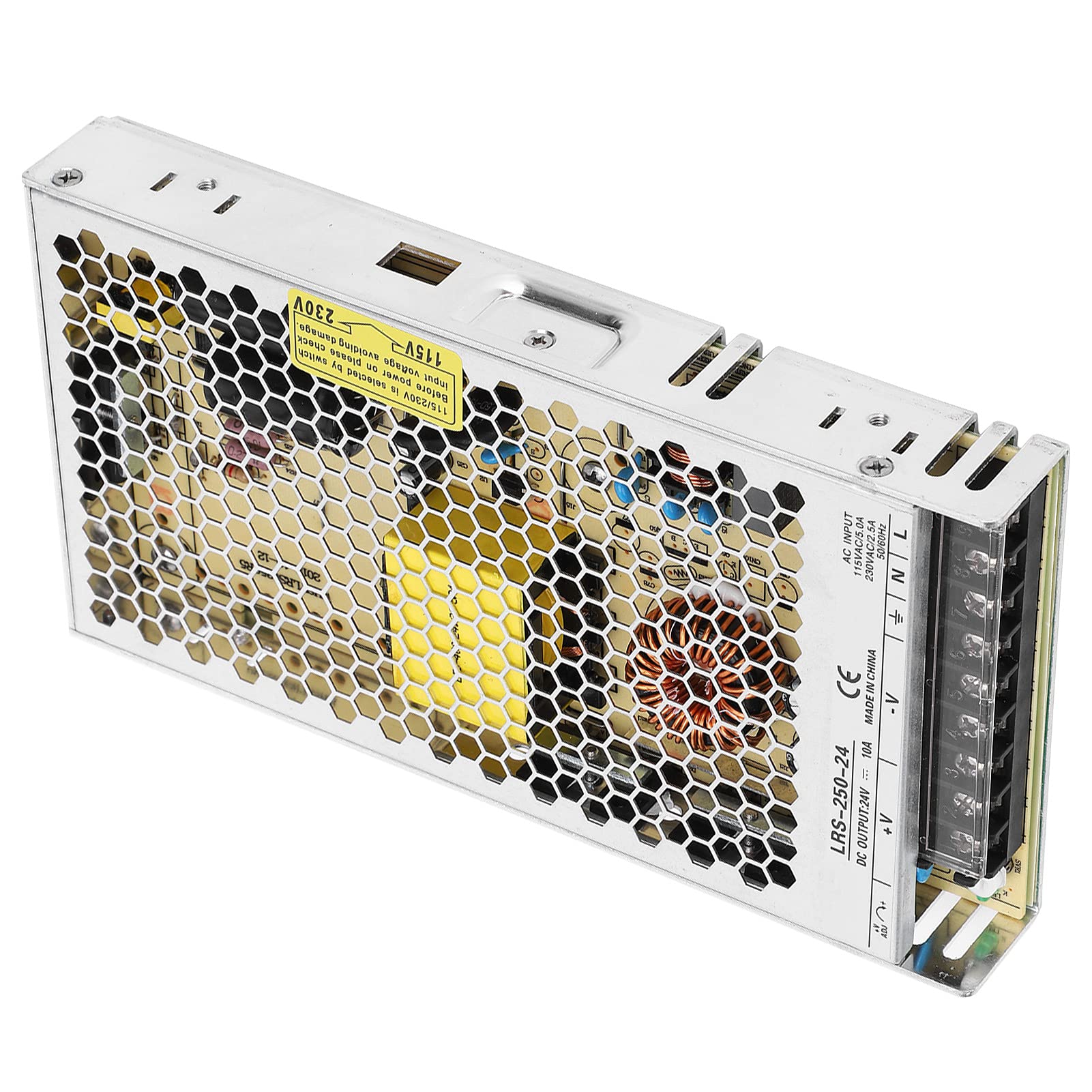Fafeicy Schalttransformator-Treiber, 250 W AC-DC 12 V Ausgang (LRS-250-24)