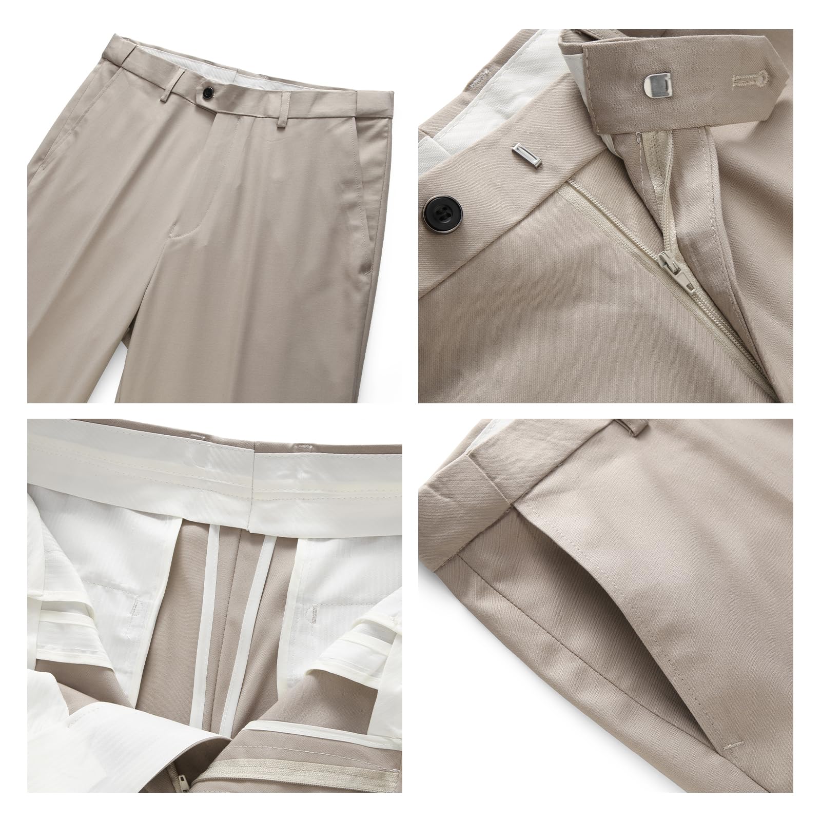 Herren Anzug Set - Slim Fit Business & Hochzeit Anzug mit Blazer, Weste & Hose - Zwei Knöpfe Smoking Anzug für Männer