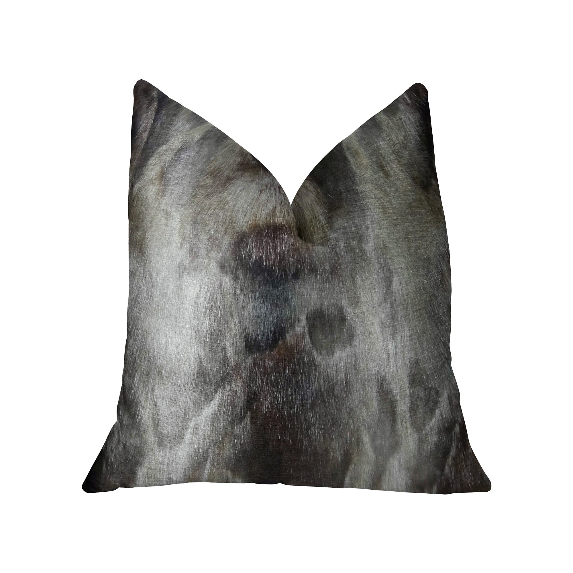 Plutus Brands Plutus Dusty Ash Handmade Luxury Pillow, 26" x 26"