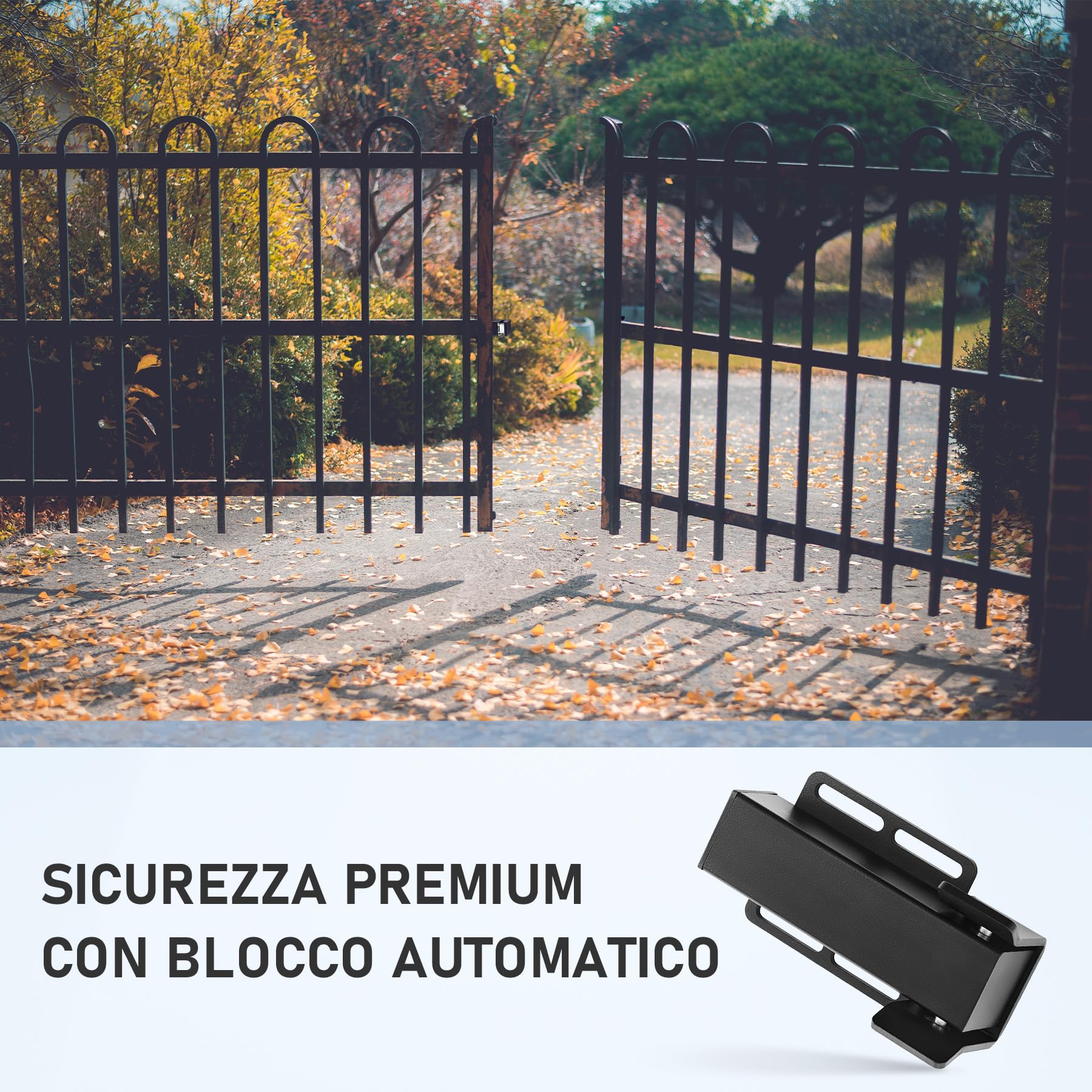 CO-Z Serratura Elettrica 24V DC per Motore Cancello Battente, Serratura Automatica Telecomandata IP55 in Acciaio Q235, Elettroserratura ET24 per Automazione Cancello Esterno Porte