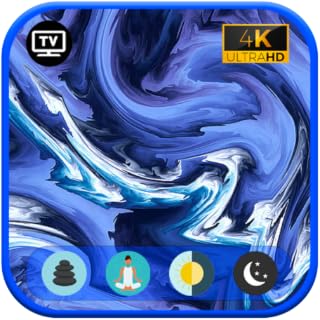 Seriously Smoothed Blue Noise: Blue SCREENSAVERS, Focus, Ease Tinnitus, ADHD, Meditation, Sleep For Fire TV - NO ADS