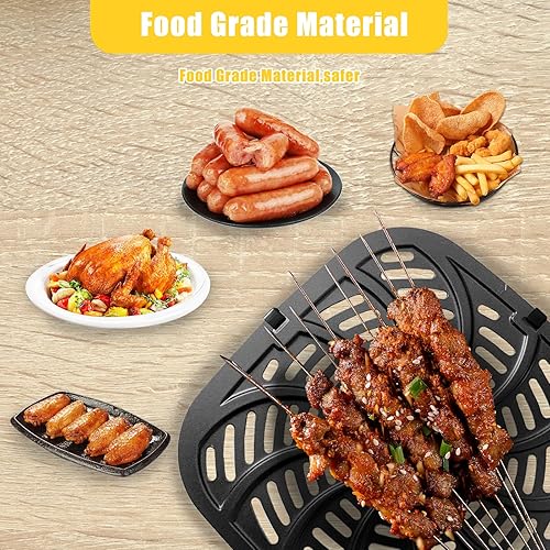 Miniatura 3 de Freidora de aire de 8 cuartos de galón para freidora de aire Chefman TurboFry Touch de 8 cuartos de galón XL, freidora de aire antiadherente