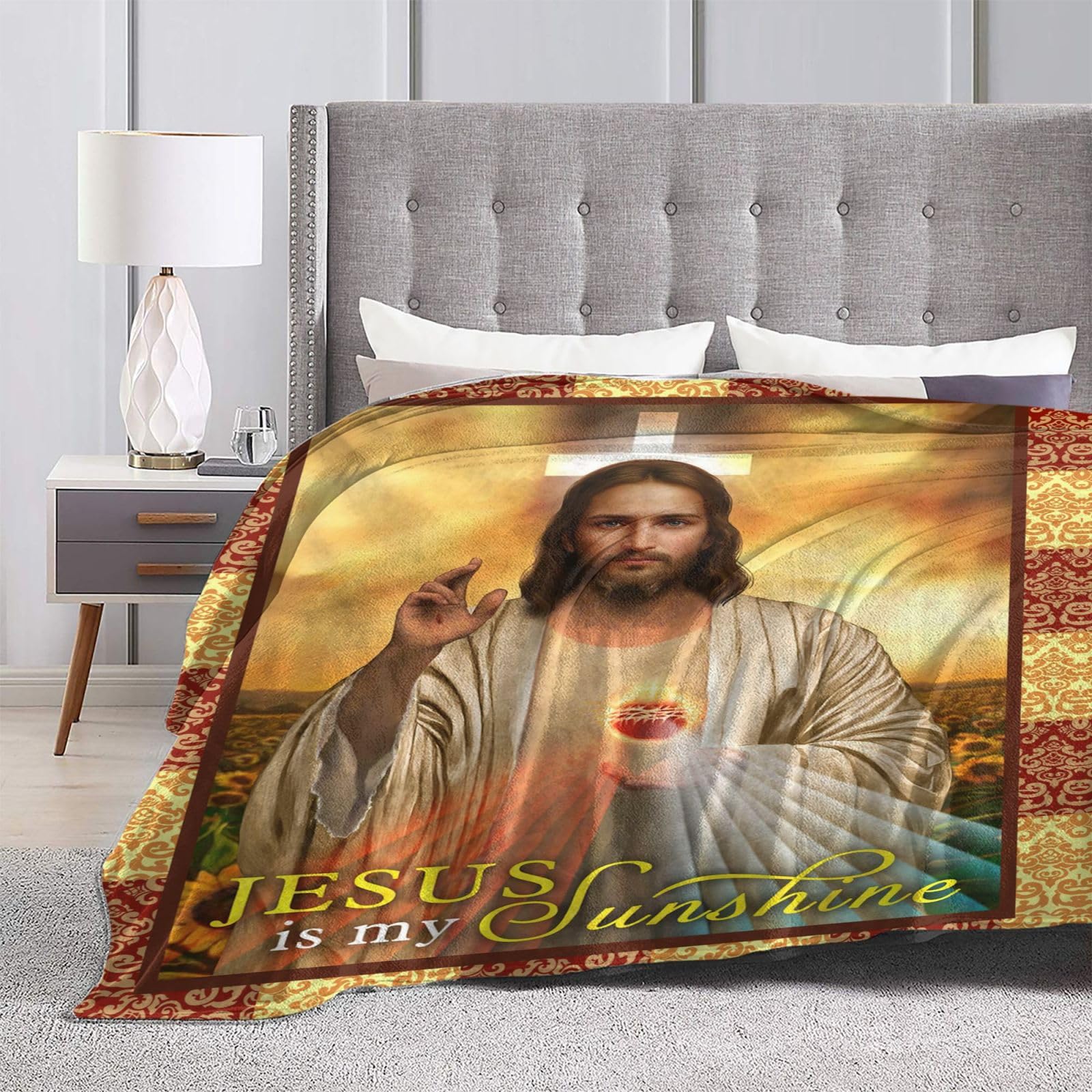 Christliche Bibelvers Decke – Weiche Überwurfdecke 127 X 102 Cm, Aus Mikrofaser, Geschenk Für Damen & Herren