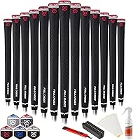 Vista 12 de 13 Pack Golf Grips, Durable Rubber Grip for Clubs, Anti-Slip “+” Texture & Zipper Back Design, Grips Only or Grips & Regripping Kit