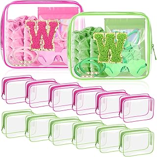 Eccliy 12 bolsas de regalo de color rosa y ve...