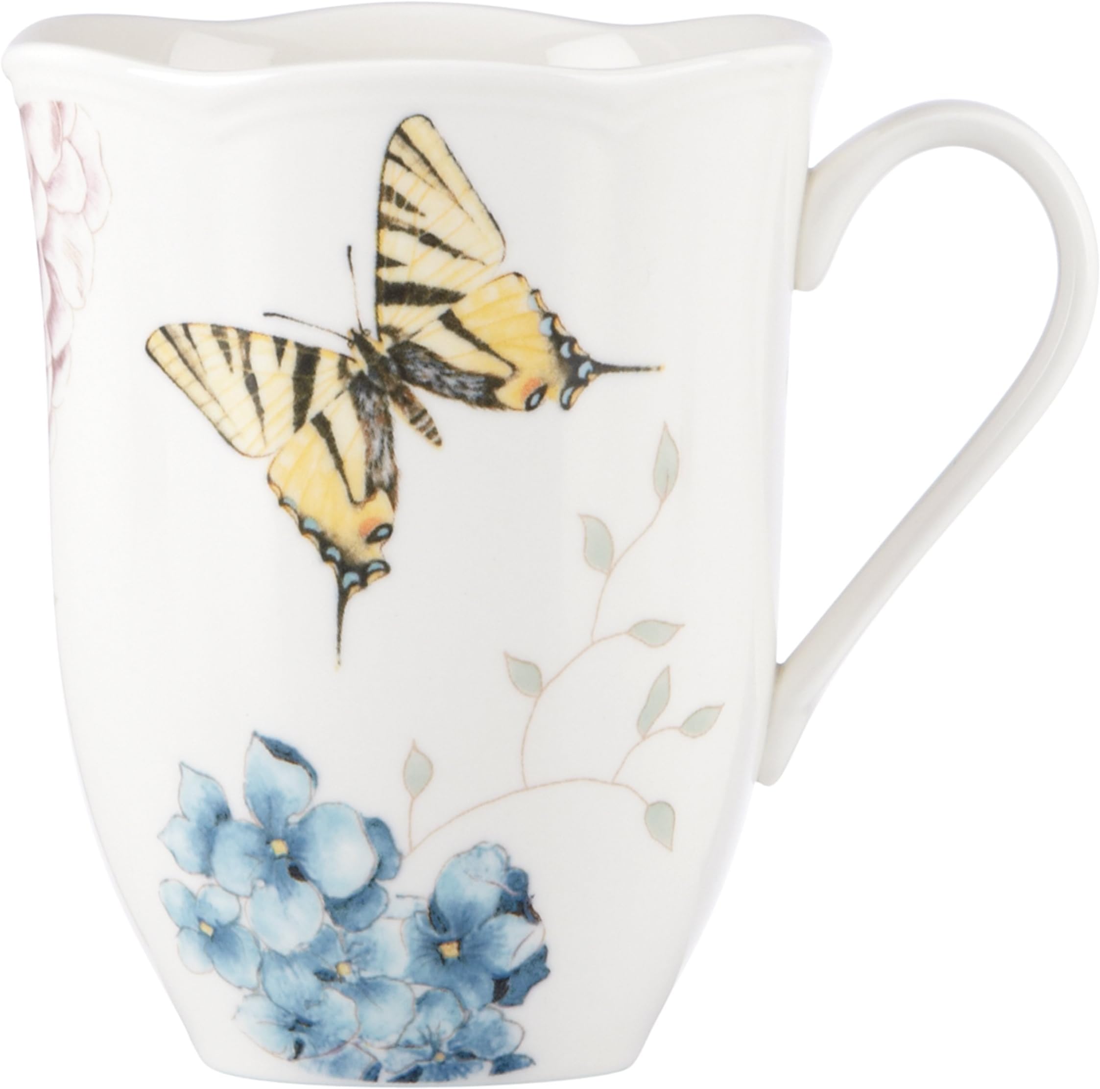 Lenox Butterfly Meadow Hydrangea Mug, 0.40 LB, Multi