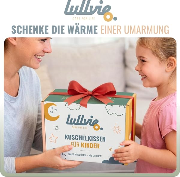 Lullvie Panda Kuscheltier Kissen 118x56cm Seitenschläferkissen Schlafkissen für Kinder, Bett Lesekissen Bettschlange ADHS Kissen inkl. gratis Wäschesack & E-Book Kinderbuch Geschenke - 4