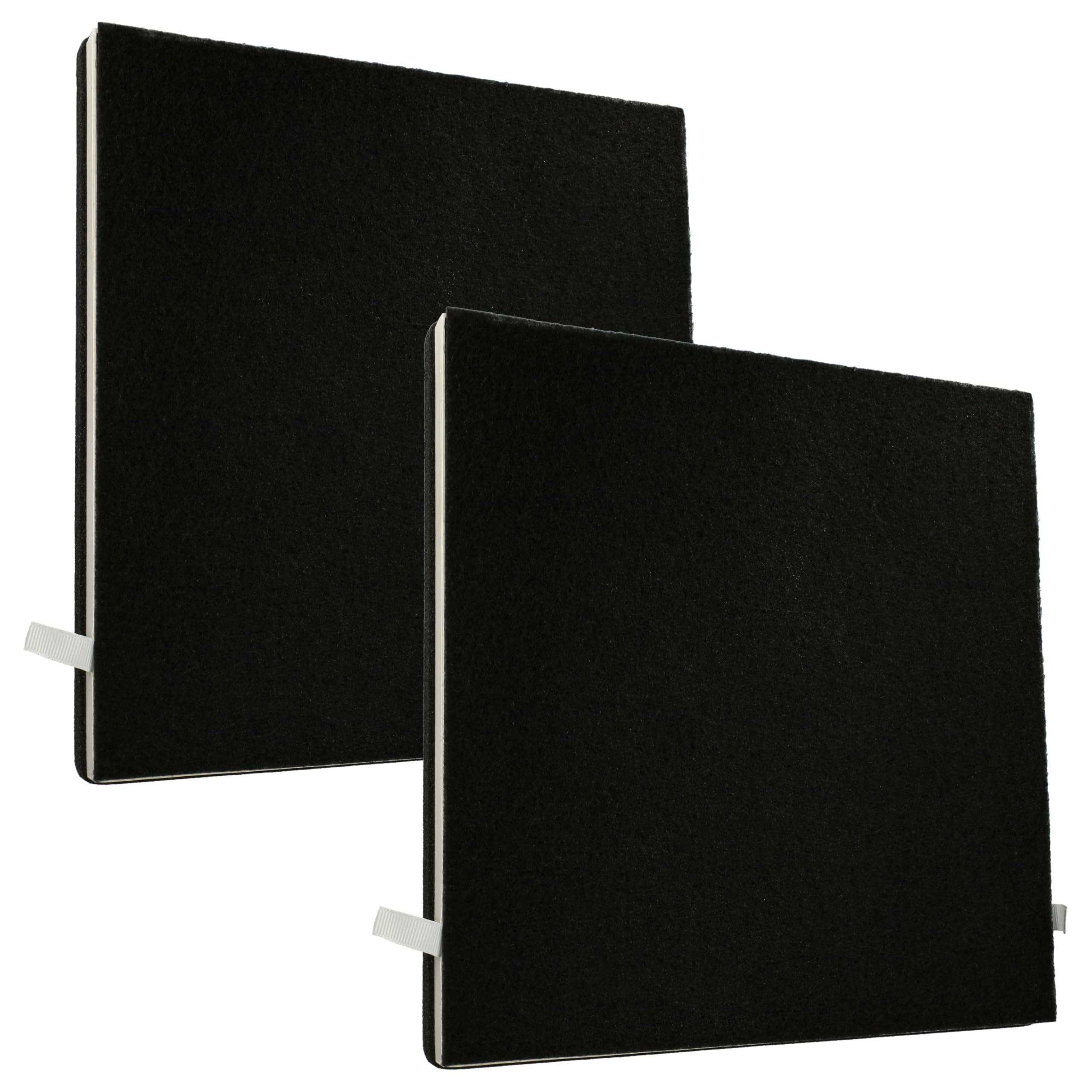 vhbw 2x filtro aria compatibile con Klarstein Vita Pure 2G purificatore d'aria - filtro combinato HEPA + carbone attivo