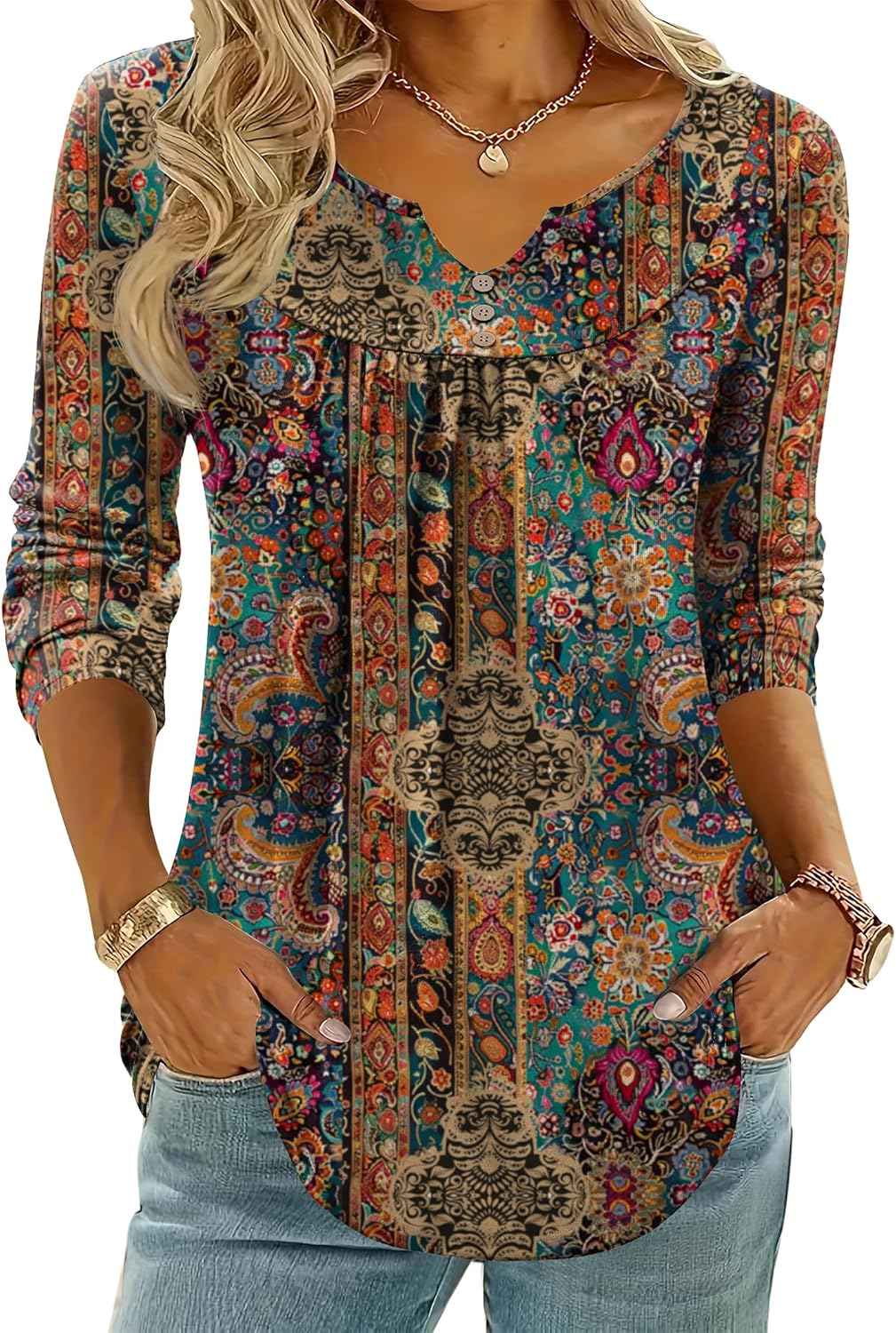 Zeagoo Womens Tops Long Sleeve Shirts 2025 V Neck Fall Blouses Dressy Casual Fashion Summer Work Tunic Zeagoo Womens Tops Long Sleeve Shirts 2025 V Neck Fall Blouses Dressy Casual Fashion Summer Work Tunic