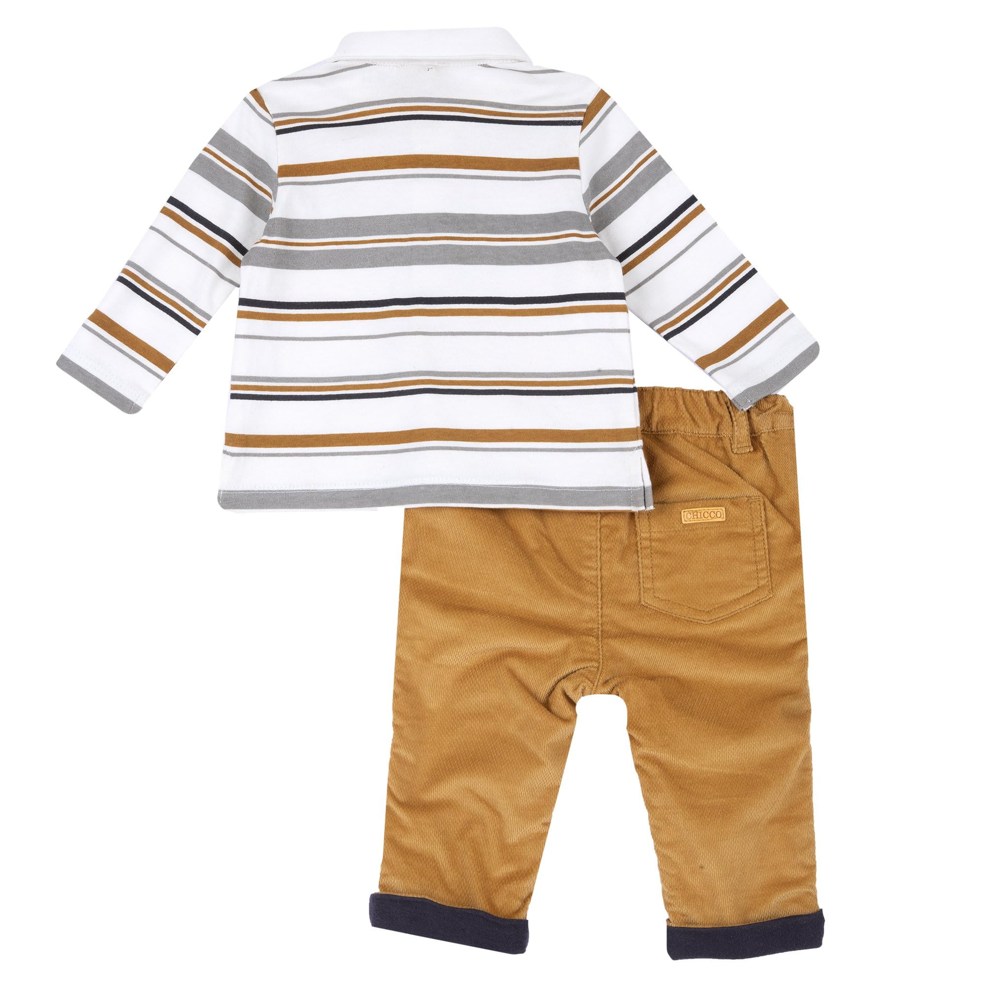 Chicco, Completino per neonato con maglia a righe, Multicolore, 6 mesi