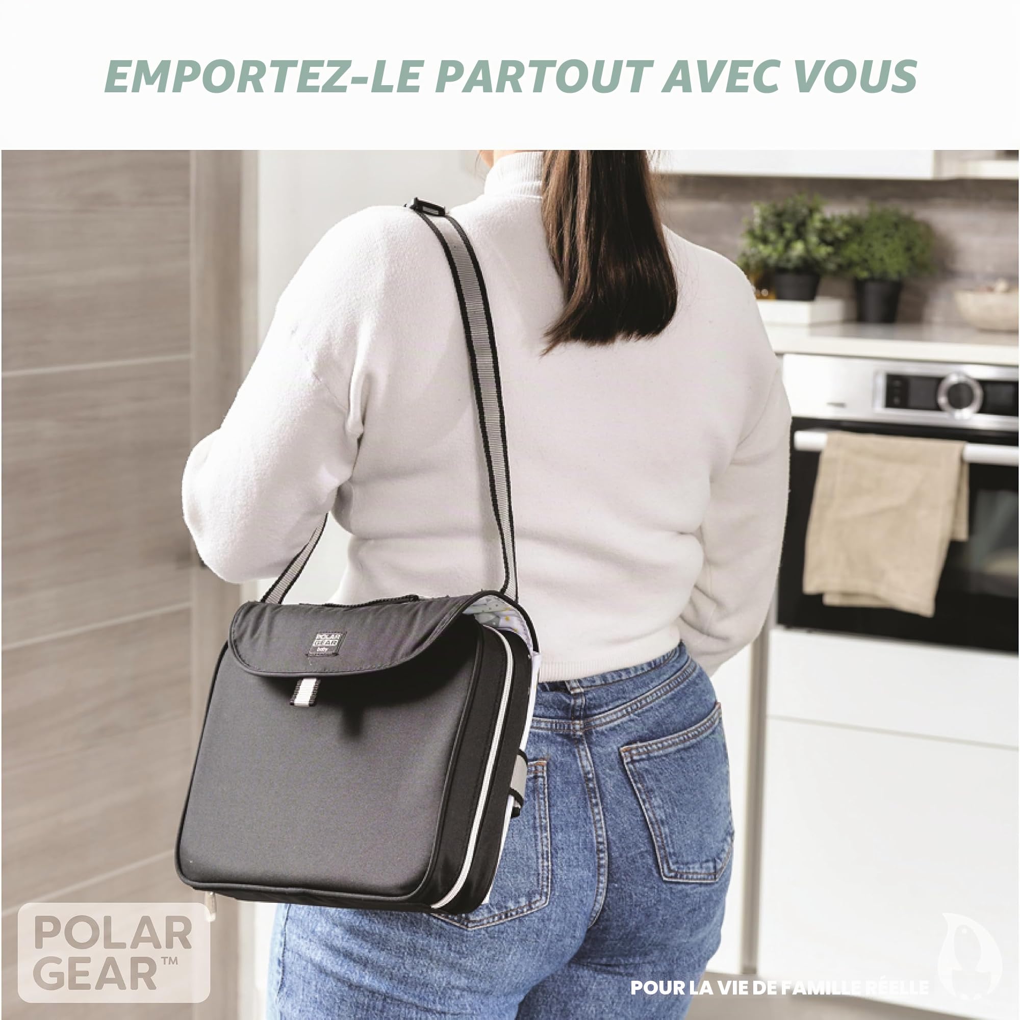 Polar Gear Chaise Alza avec napperon pour enfants, sans BPA, lavable, réutilisable et pliable, avec ceinture à 5 points