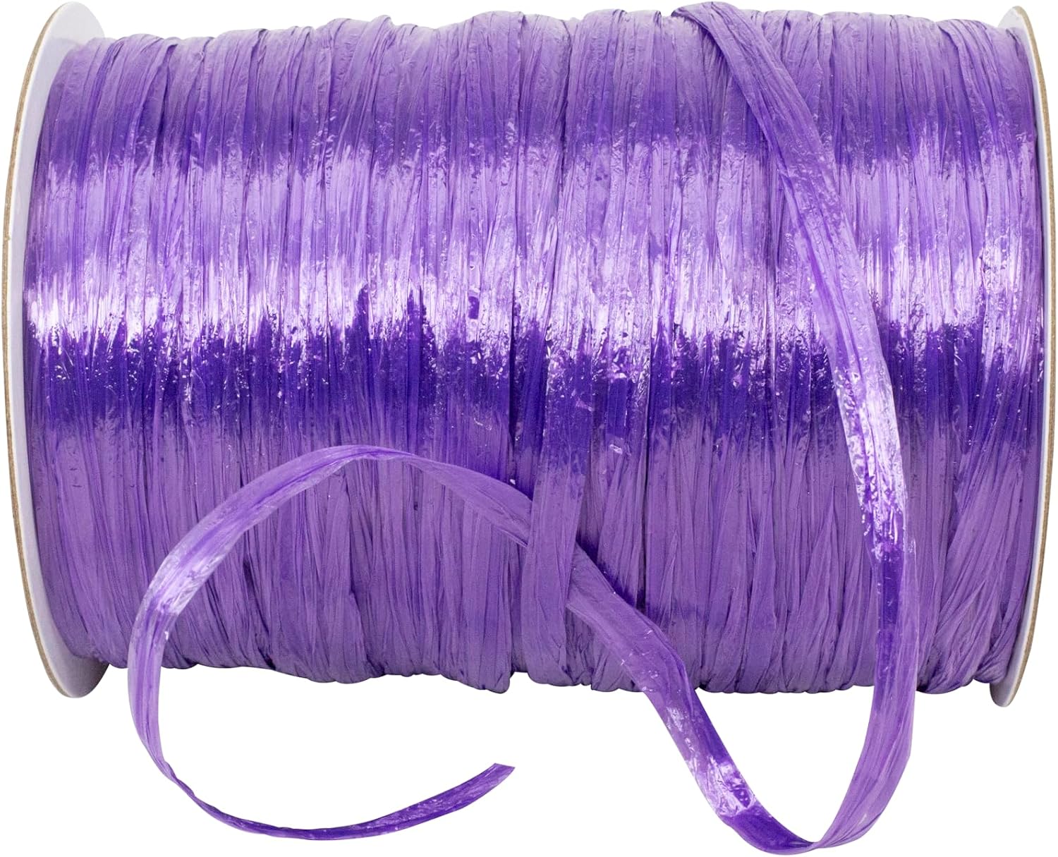Reliant Ribbon 25769-064-01C Raffia Prime - Pearl Ribbon, 1/4 Inch X 100 Yards, Purple