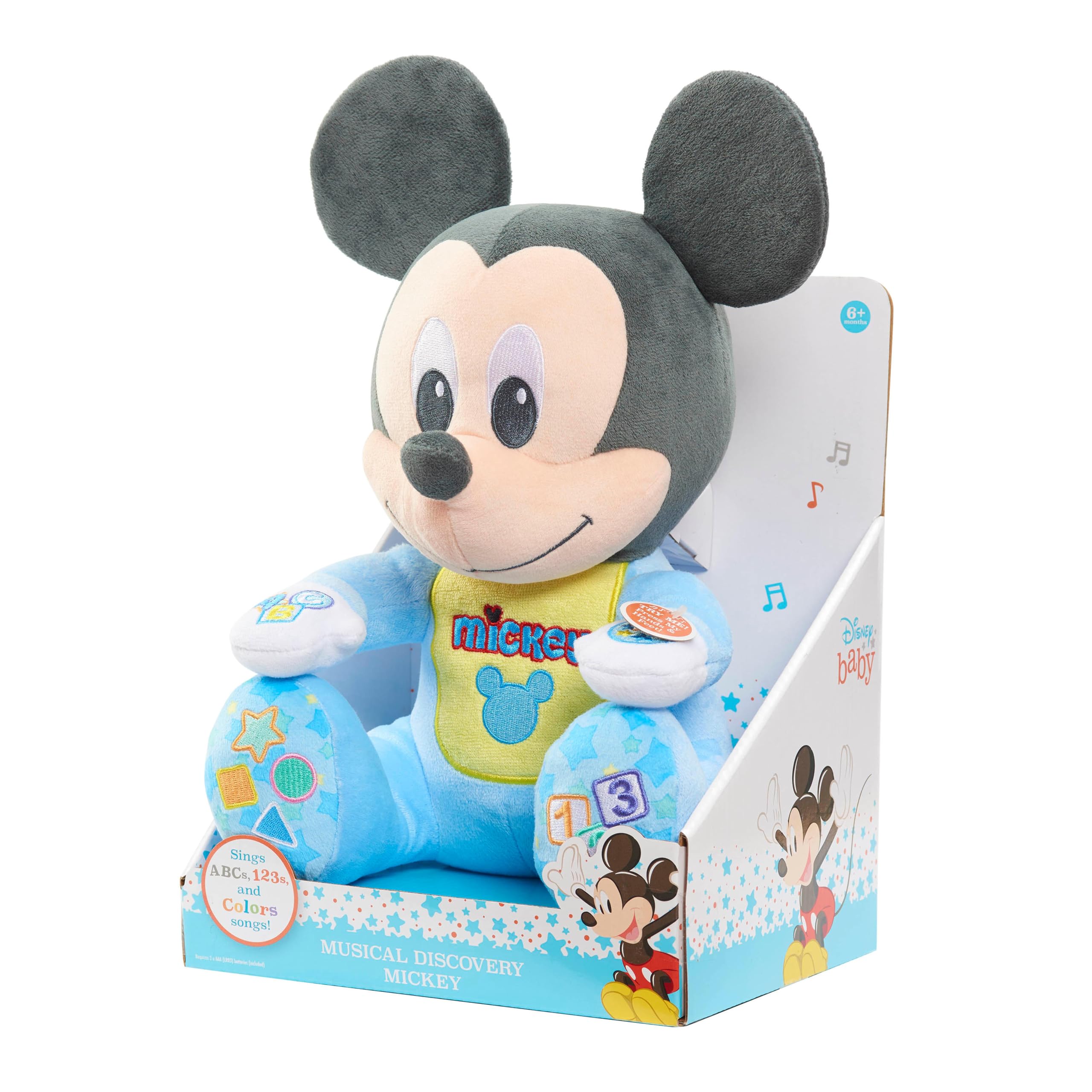 Amazon.com: Disney Baby Musical Discovery Interactive Plush Mickey