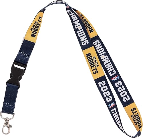 Miniatura 1 de Desert Cactus Denver Nuggets 2023 - Llavero con cordón desmontable para el campeonato de la NBA, hebilla a presión de ruptura de la Asociación