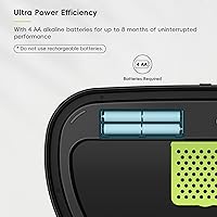 Vista 6 de EKO Mirage - Cubo de basura semicircular con sensor de movimiento de 47 litros/12.4 galones, cubo de basura automático para cocina con compartimento