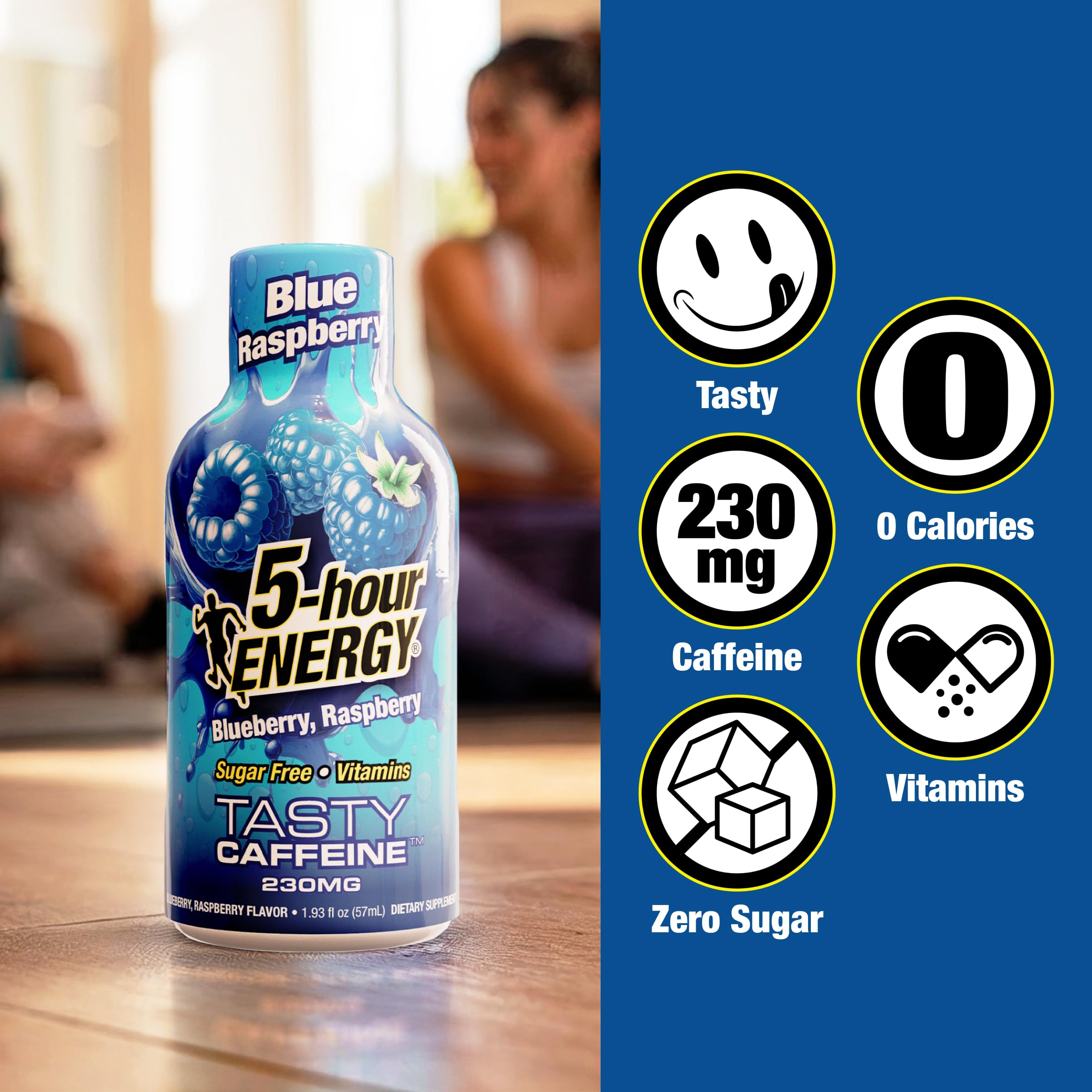 5-hour ENERGY BLUE RASPBERRY Flavor, 30 Count, Extra Strength Energy Shot — Amazon image 6