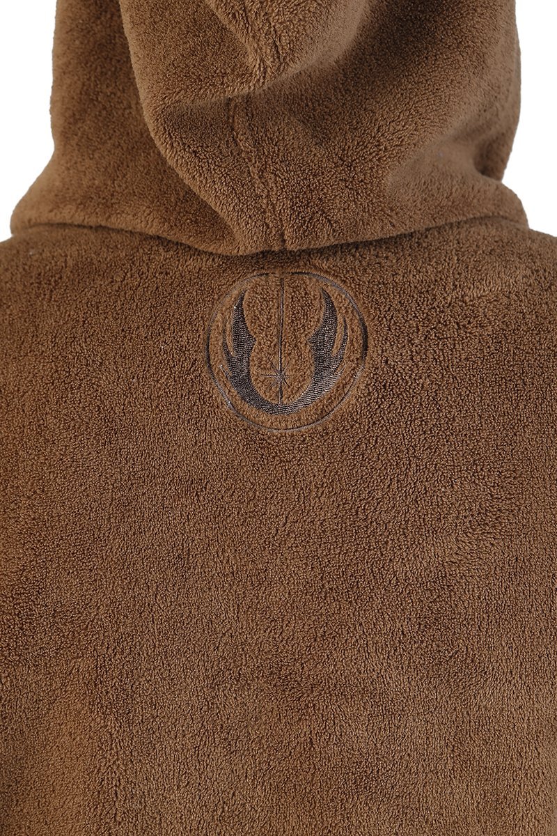 Star Wars Jedi Unisex Bata marrón/Beige, seitlichen Eingrifftaschen, Stickerei Regular