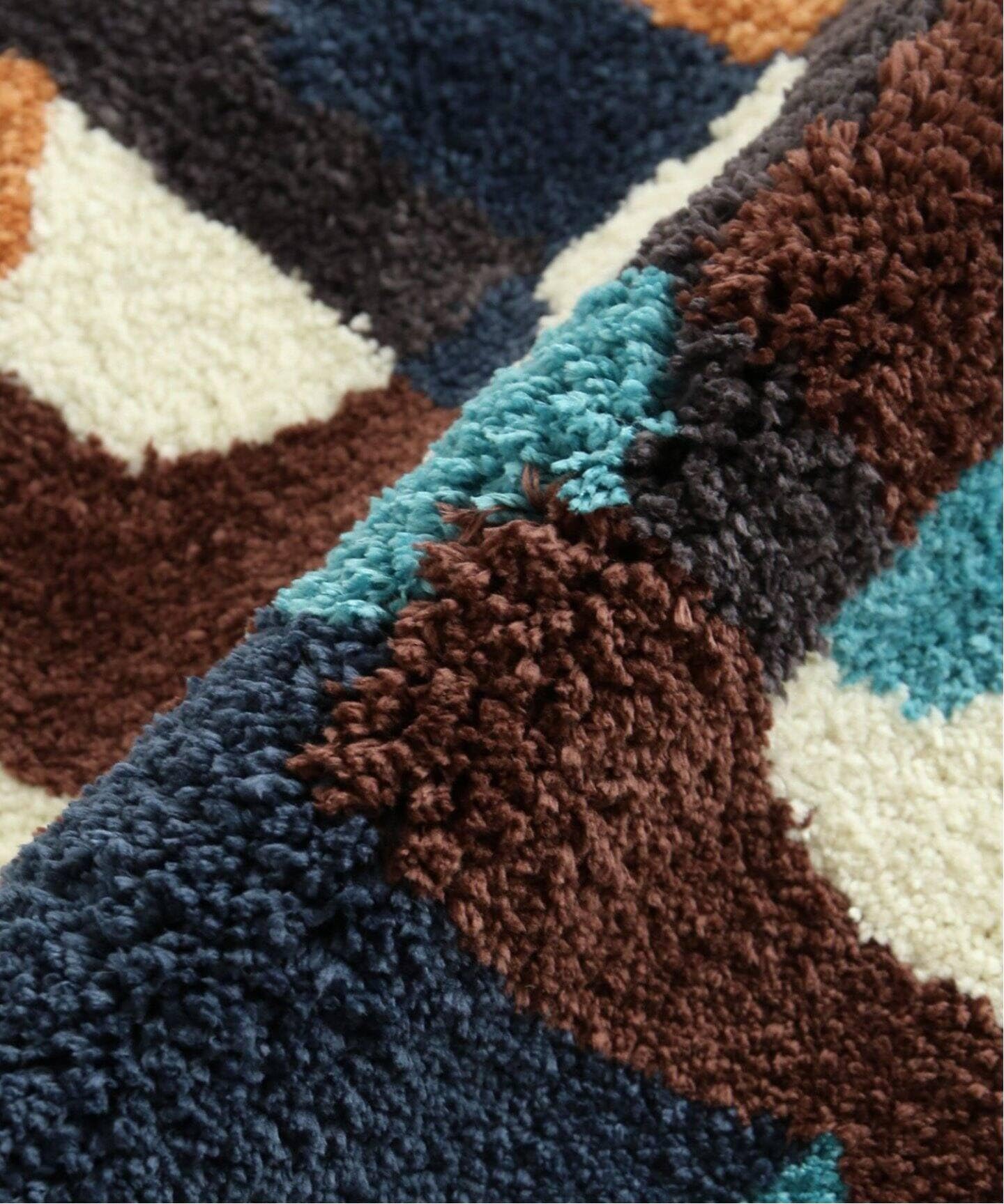 Amazon｜JOURNAL STANDARD FURNITURE PICFAIR RUG 50x120 ネイビー 